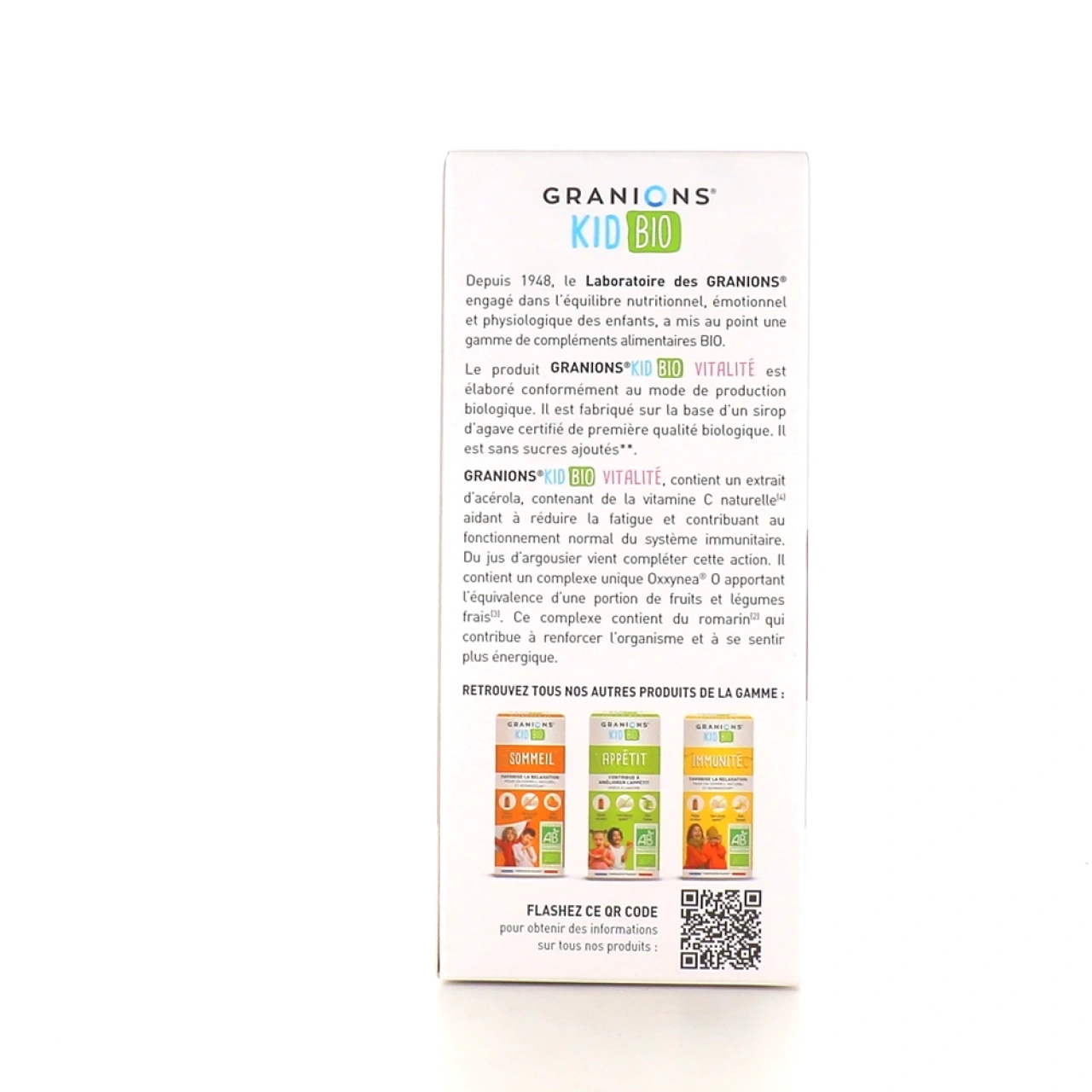Granions Kid Bio Vitalité Sirop - Vue 2