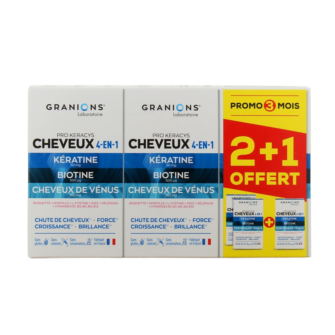 Granions Pro Keracys Cheveux 4 en 1 - Vue 8