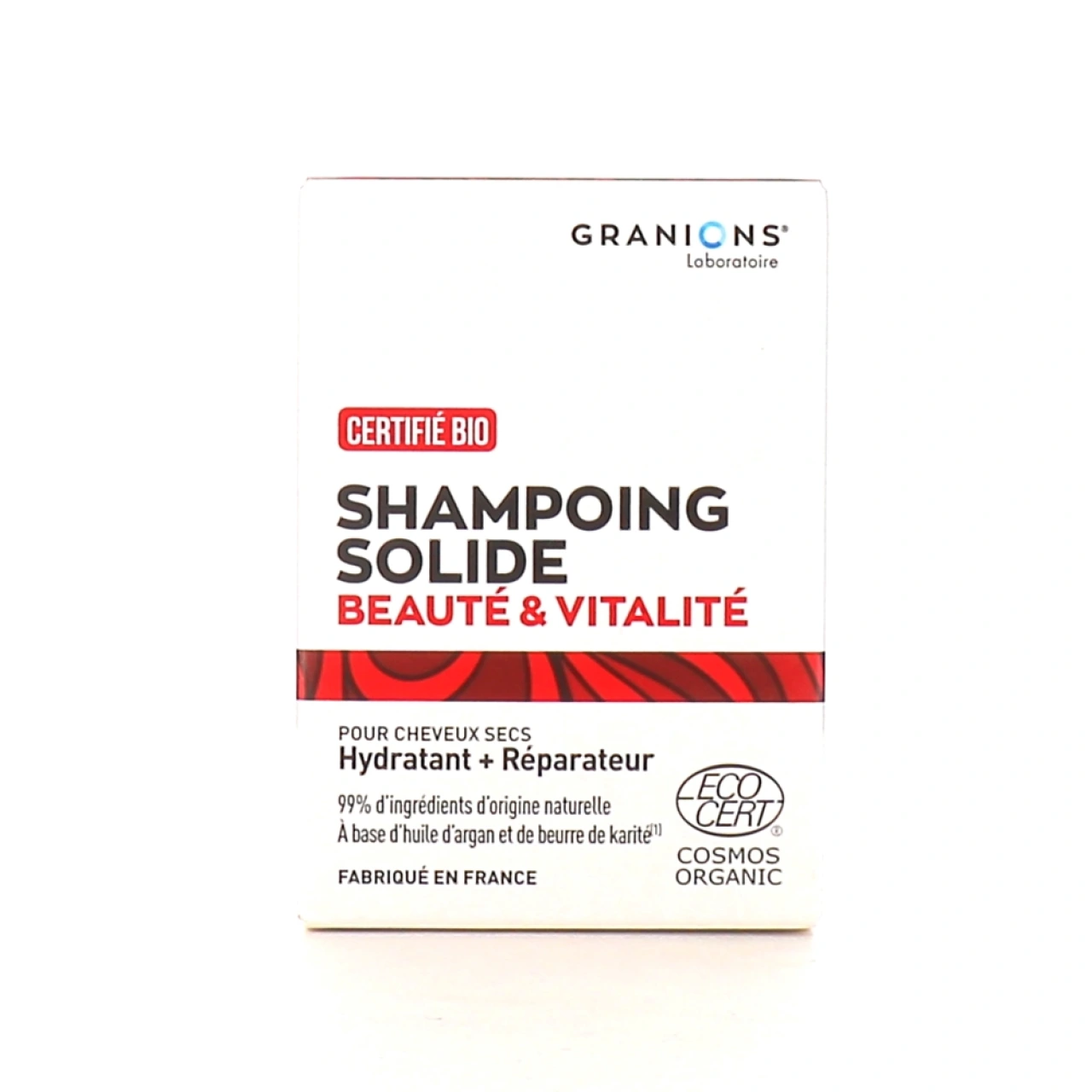 Granions Cheveux Shampoing Solide Beauté Vitalité Bio - Granions
