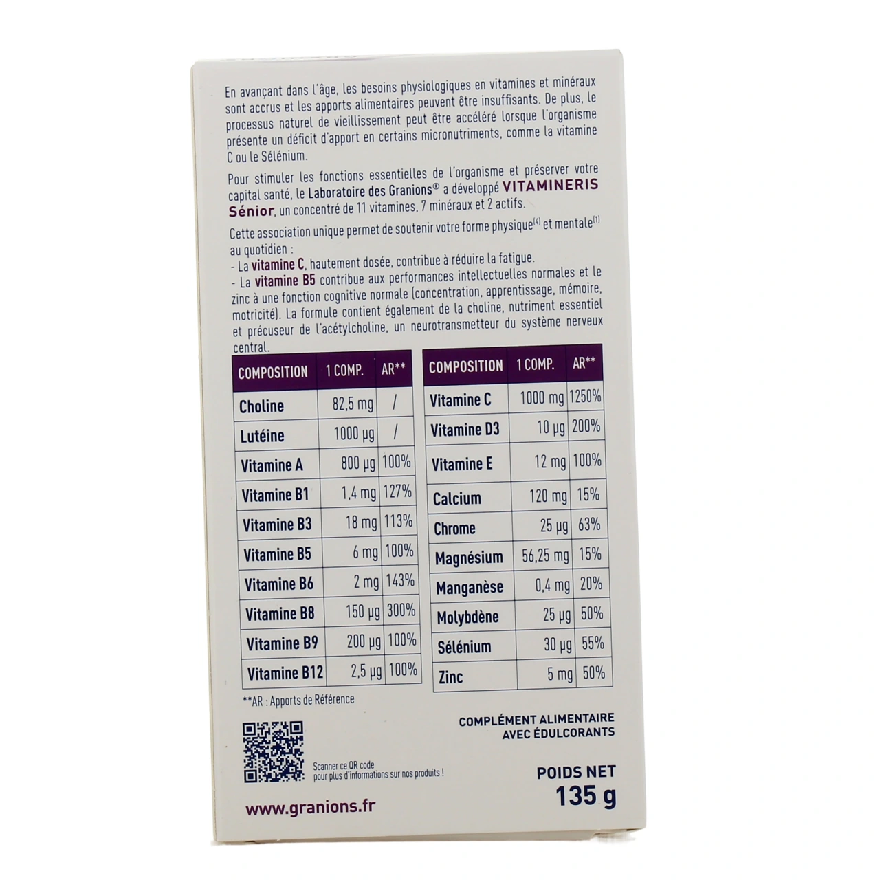 Granions Vitamineris Sénior - Vue 3