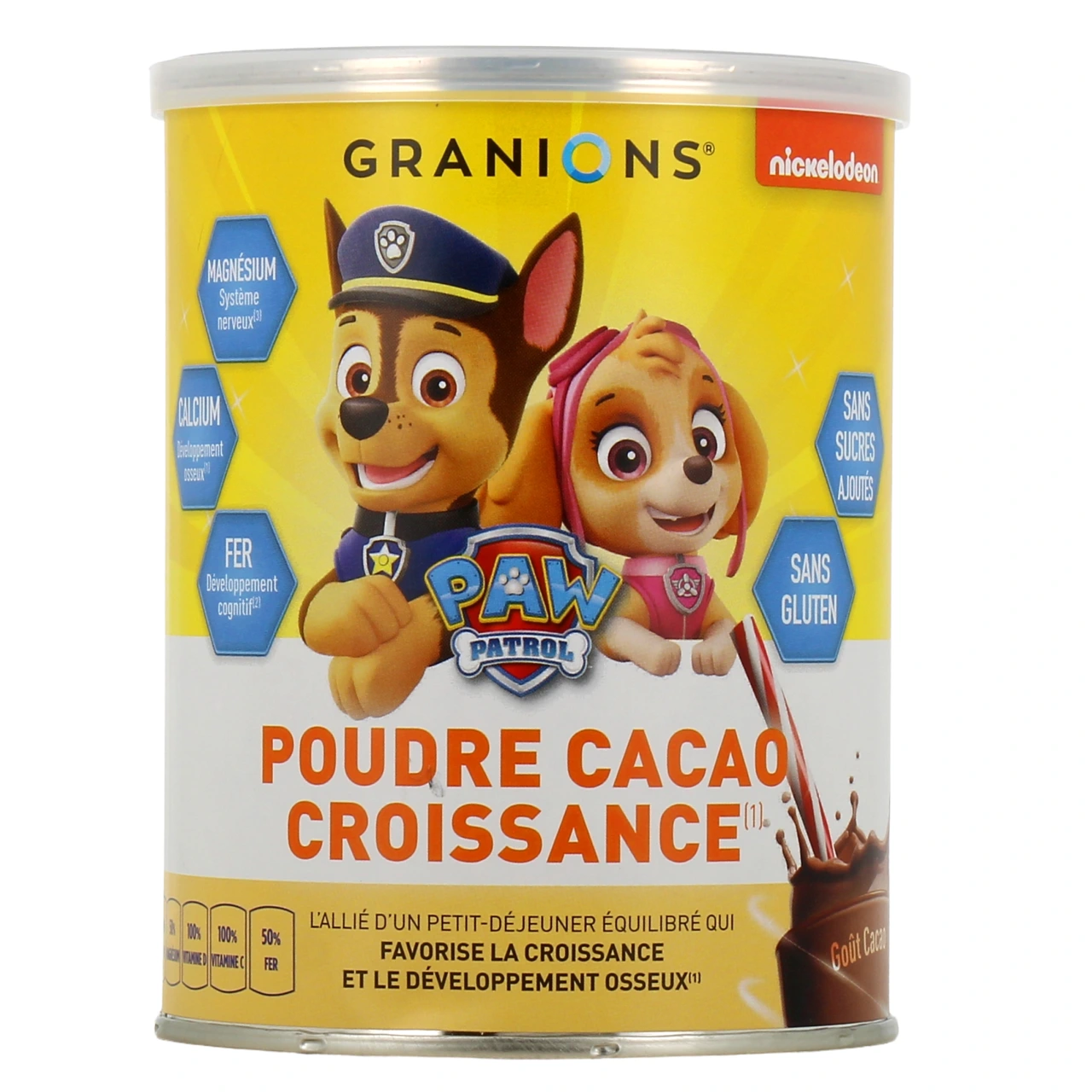 Granions Kid Pat Patrouille Poudre Cacao Croissance - Vue 2