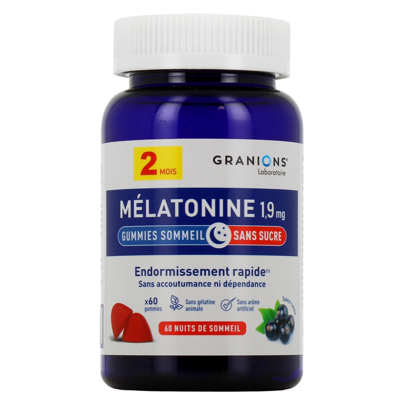 Granions Mélatonine 1,9mg Endormissement rapide - Vue 8
