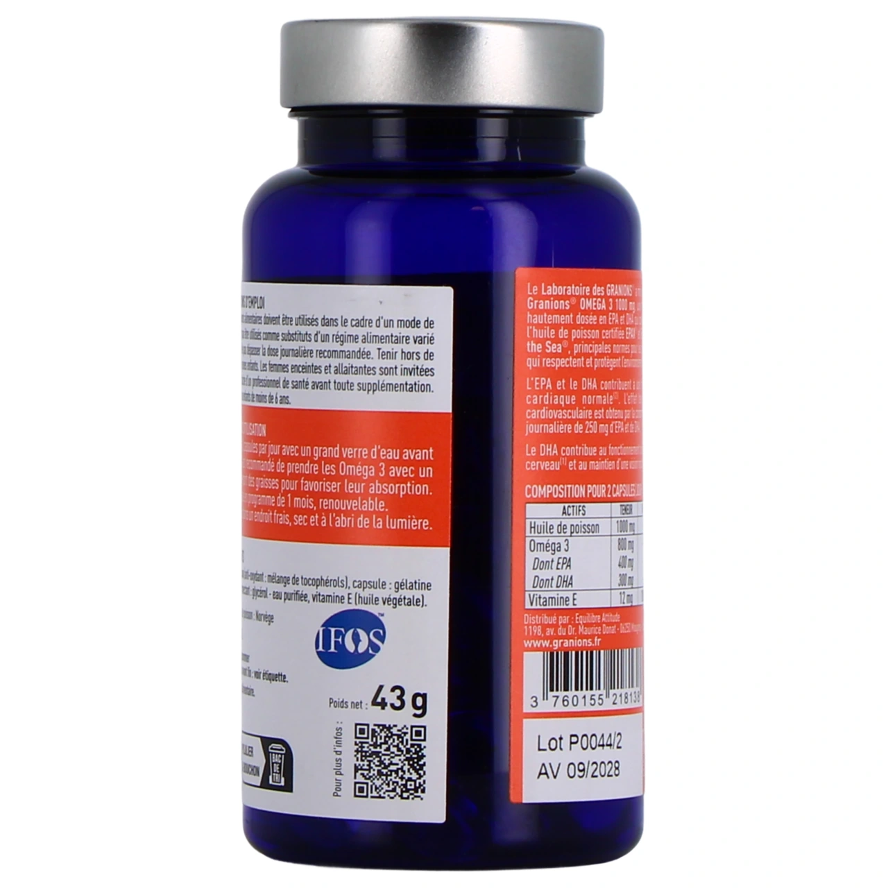 Granions Oméga 3 1000 mg - Vue 3