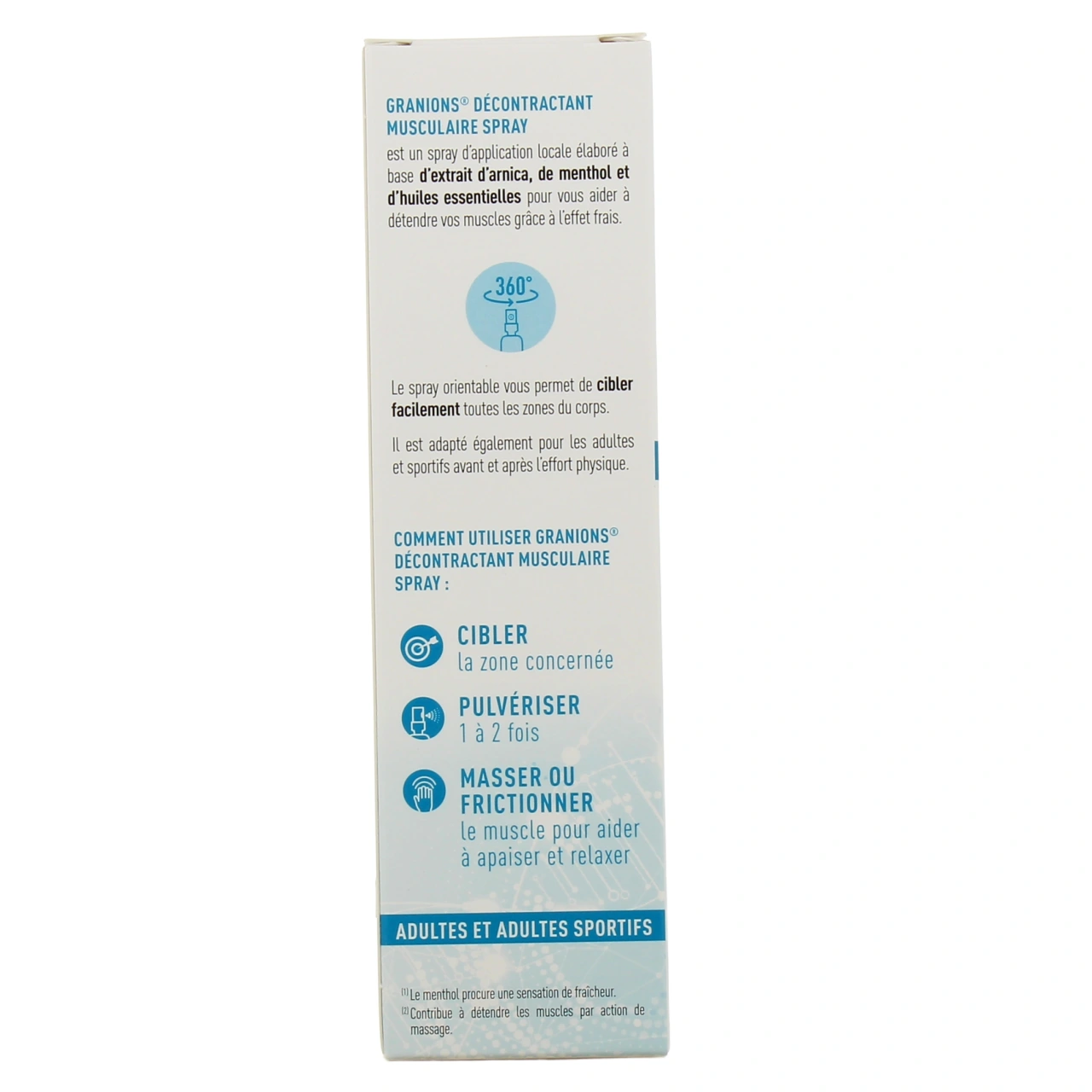 Granions Décontractant Musculaire Spray Apaisant - Vue 3