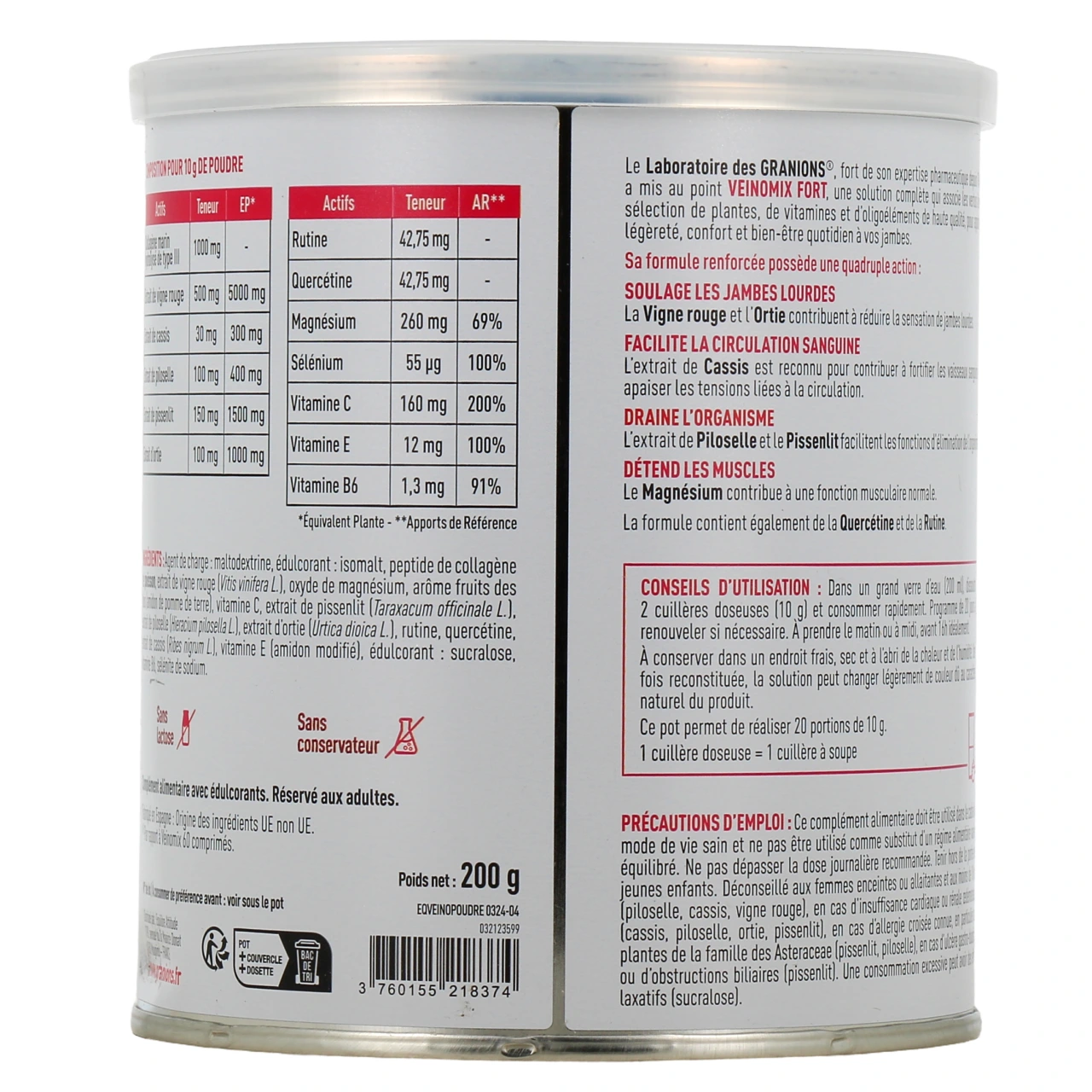 Granions Veinomix Fort - Vue 3
