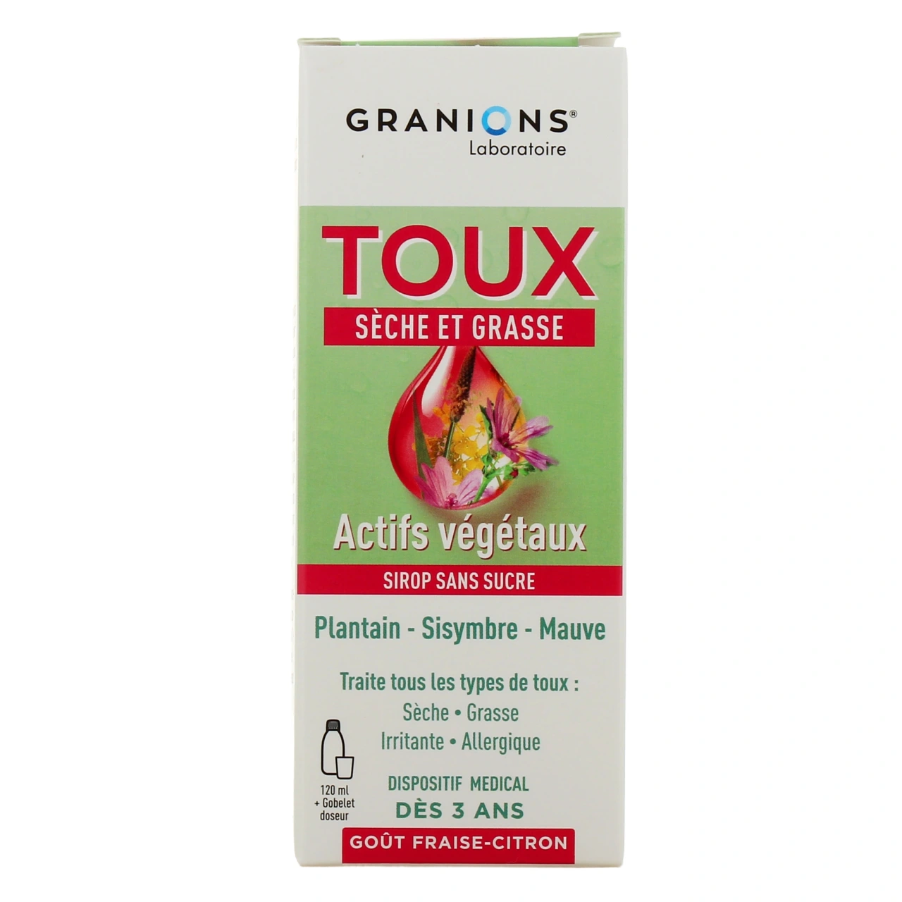 Granions Toux Sèche et Grasse Sirop Sans Sucre - Vue 2