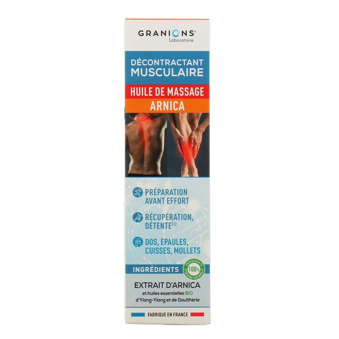 Granions Décontractant Musculaire Huile de Massage - Vue 2