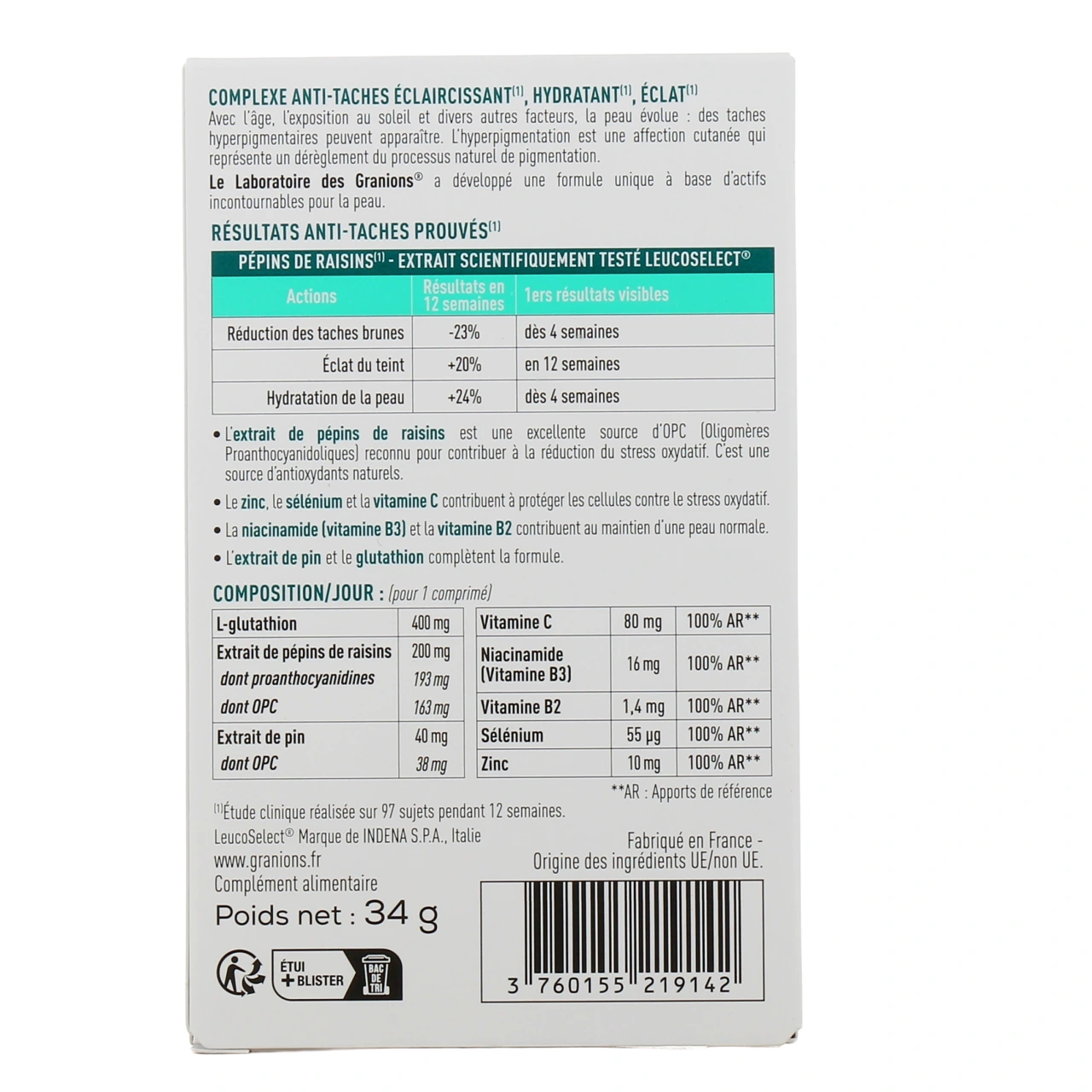 Granions Complexe Anti-Taches - Vue 3