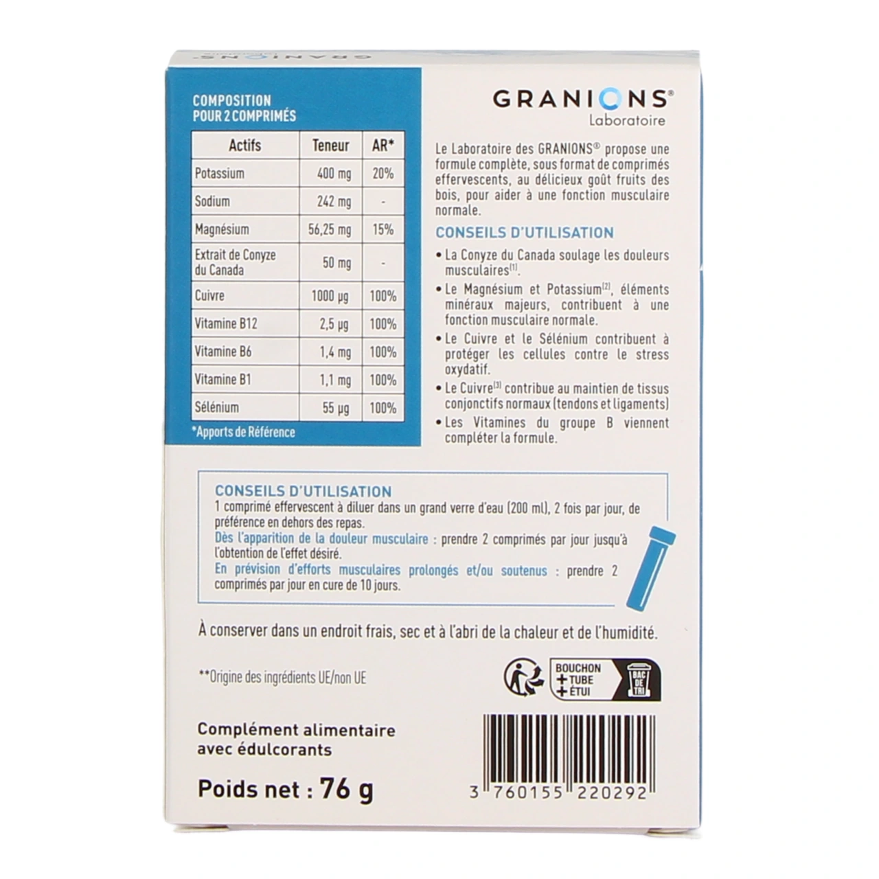 Granions Décontractant Musculaire Anti-Douleur - Vue 3