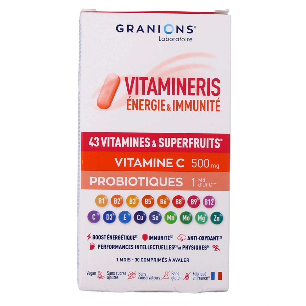 Granions Vitamineris Énergie & Immunité - Vue 2