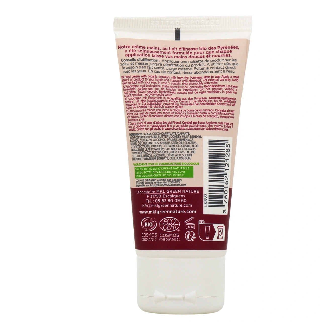 MKL Crème Mains Réparatrice et Nourrissante au Lait d'ânesse Bio - Vue 3