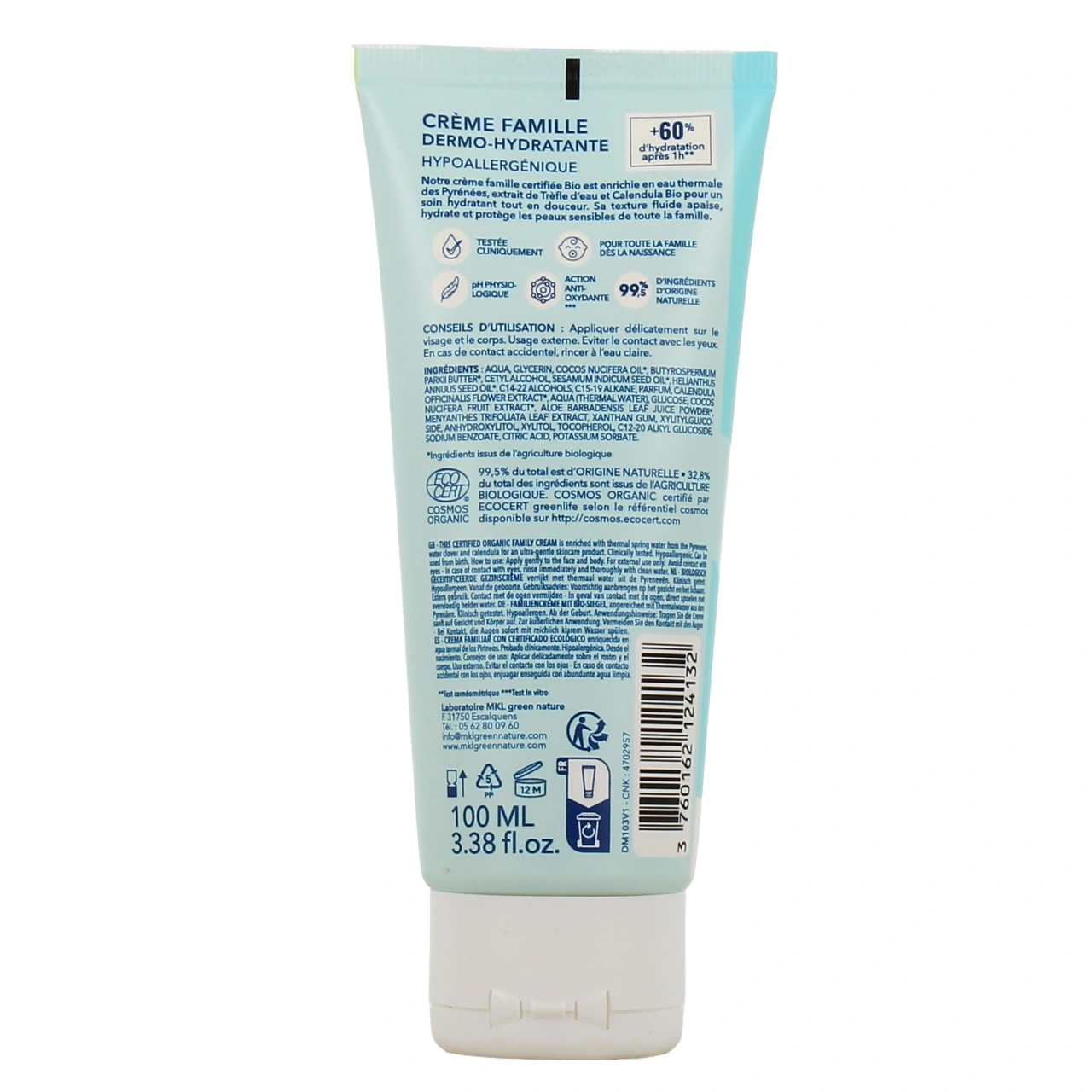 MKL Aqua Crème Famille Bio - Vue 3