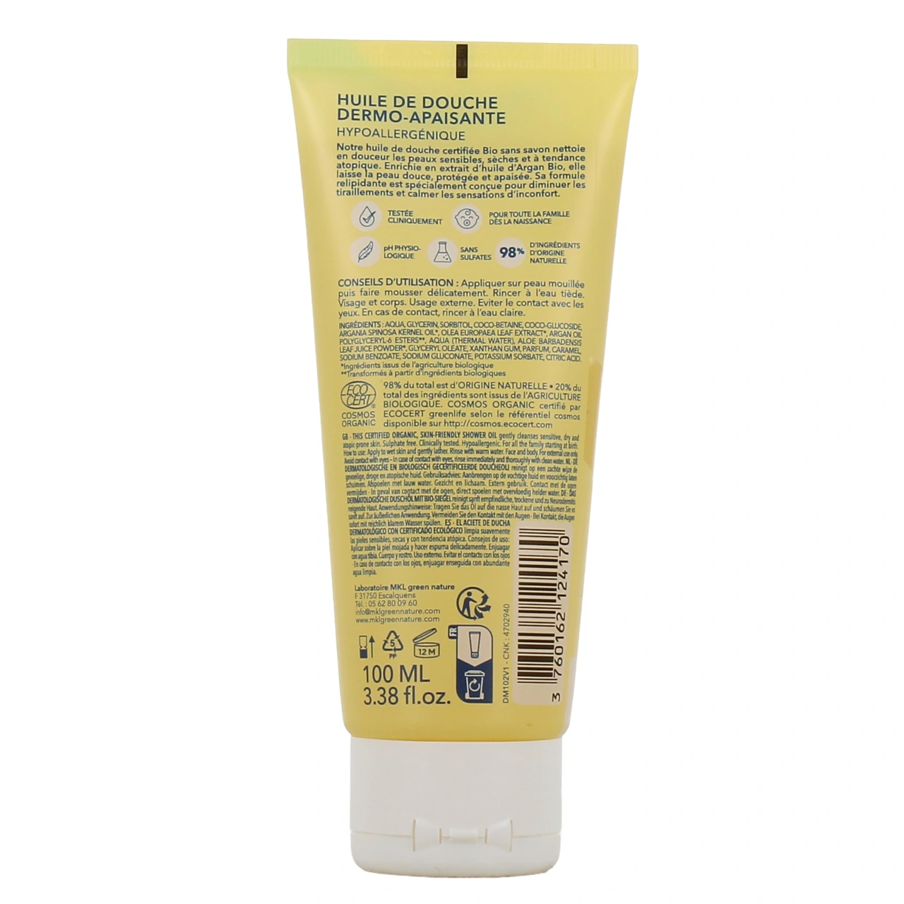 MKL Aqua Huile de Douche Bio - Vue 6