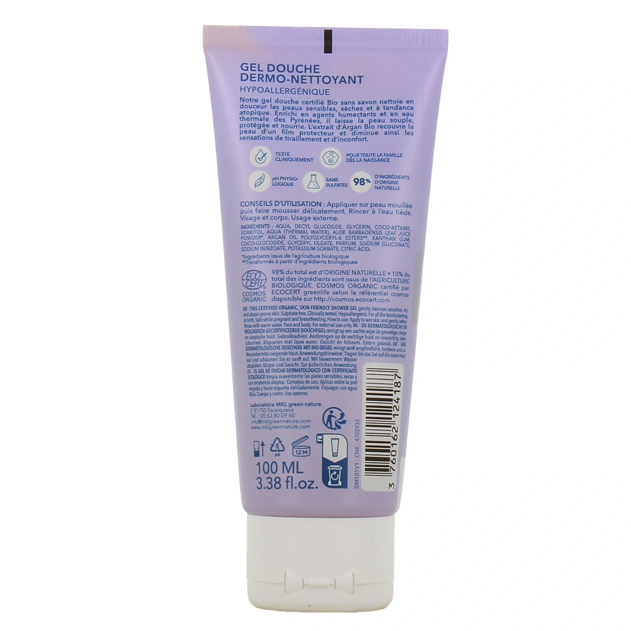 MKL Aqua Gel Douche Dermo-Nettoyant Bio - Vue 6