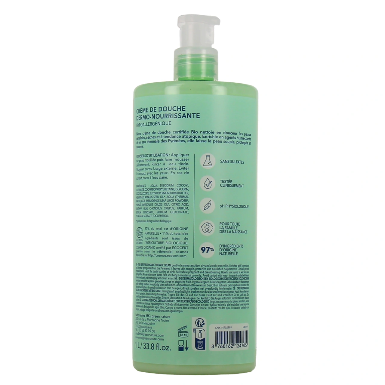 MKL Aqua Crème de Douche Bio - Vue 3