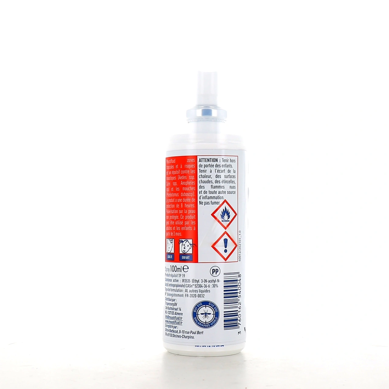Moustifluid Spray Anti-Moustiques Haute Protection Zones Tropicales - Vue 2