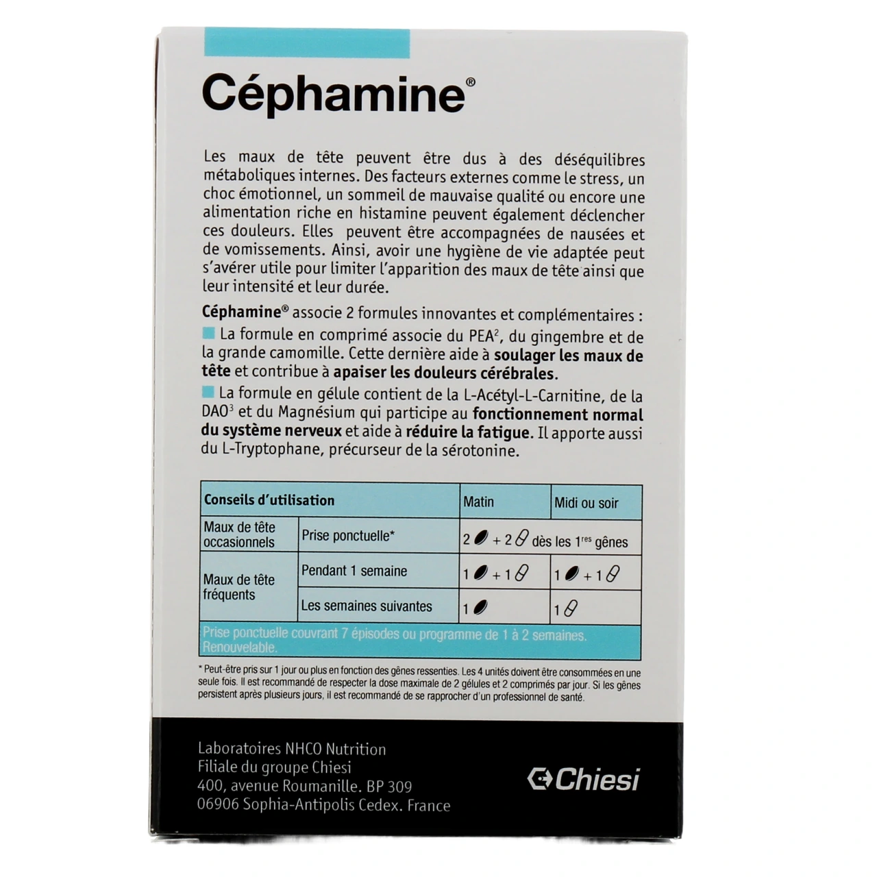 Céphamine Maux de tête - Vue 3