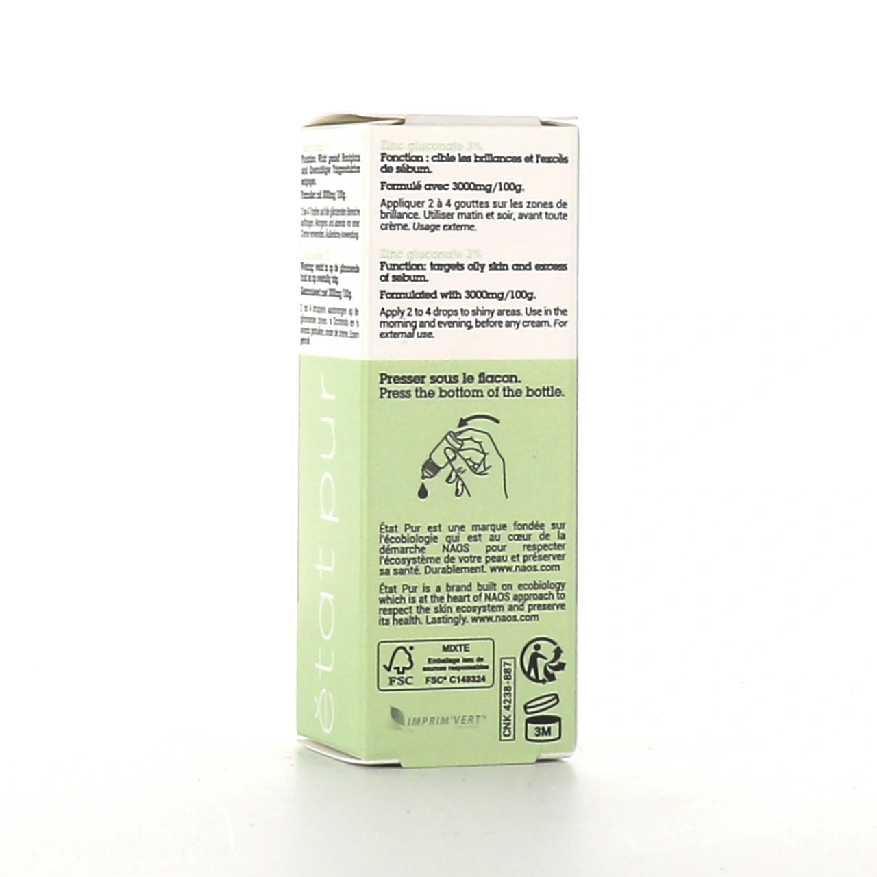 Etat Pur Zinc Gluconate - Vue 2
