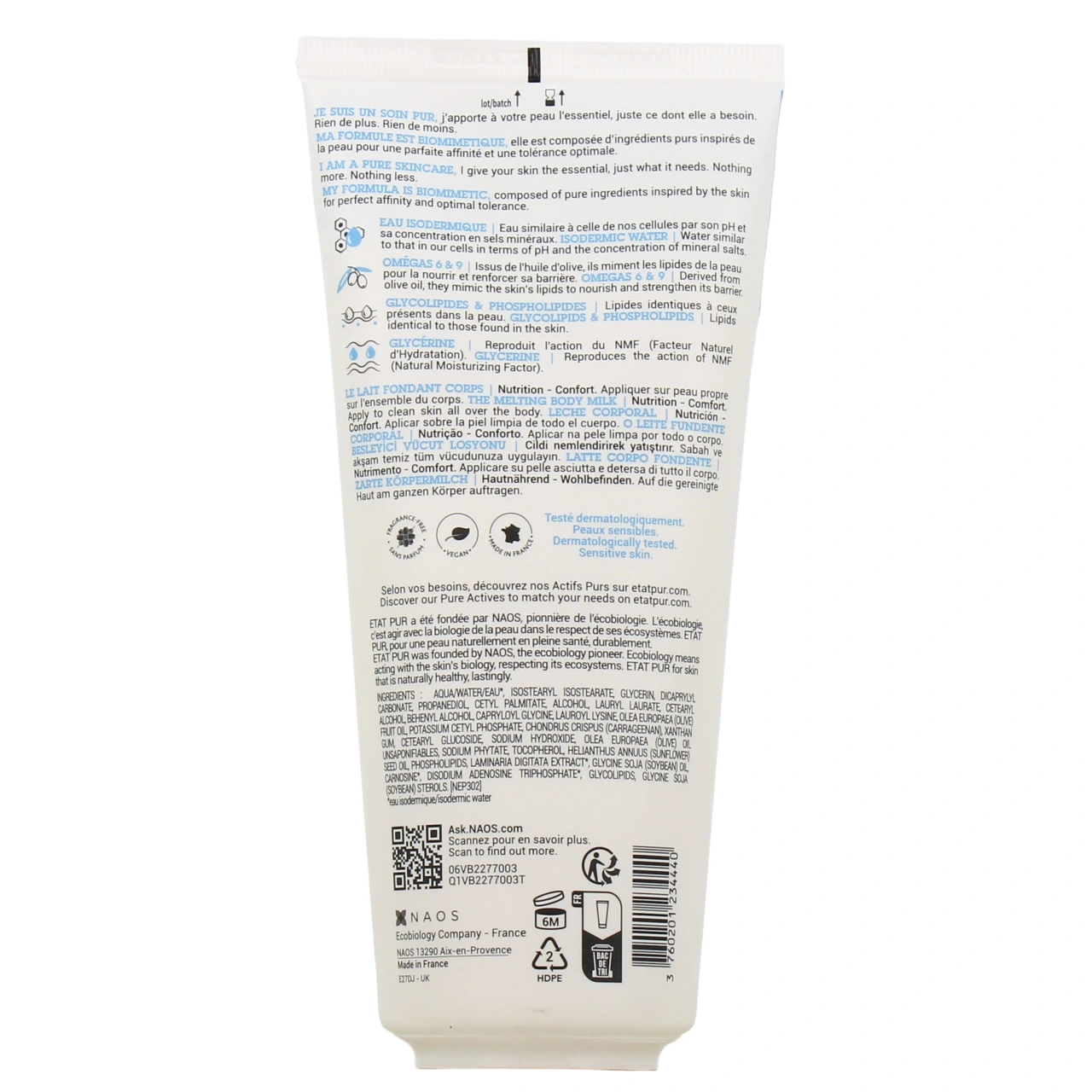 Etat Pur Lait Fondant Hydratant Corps - Vue 3