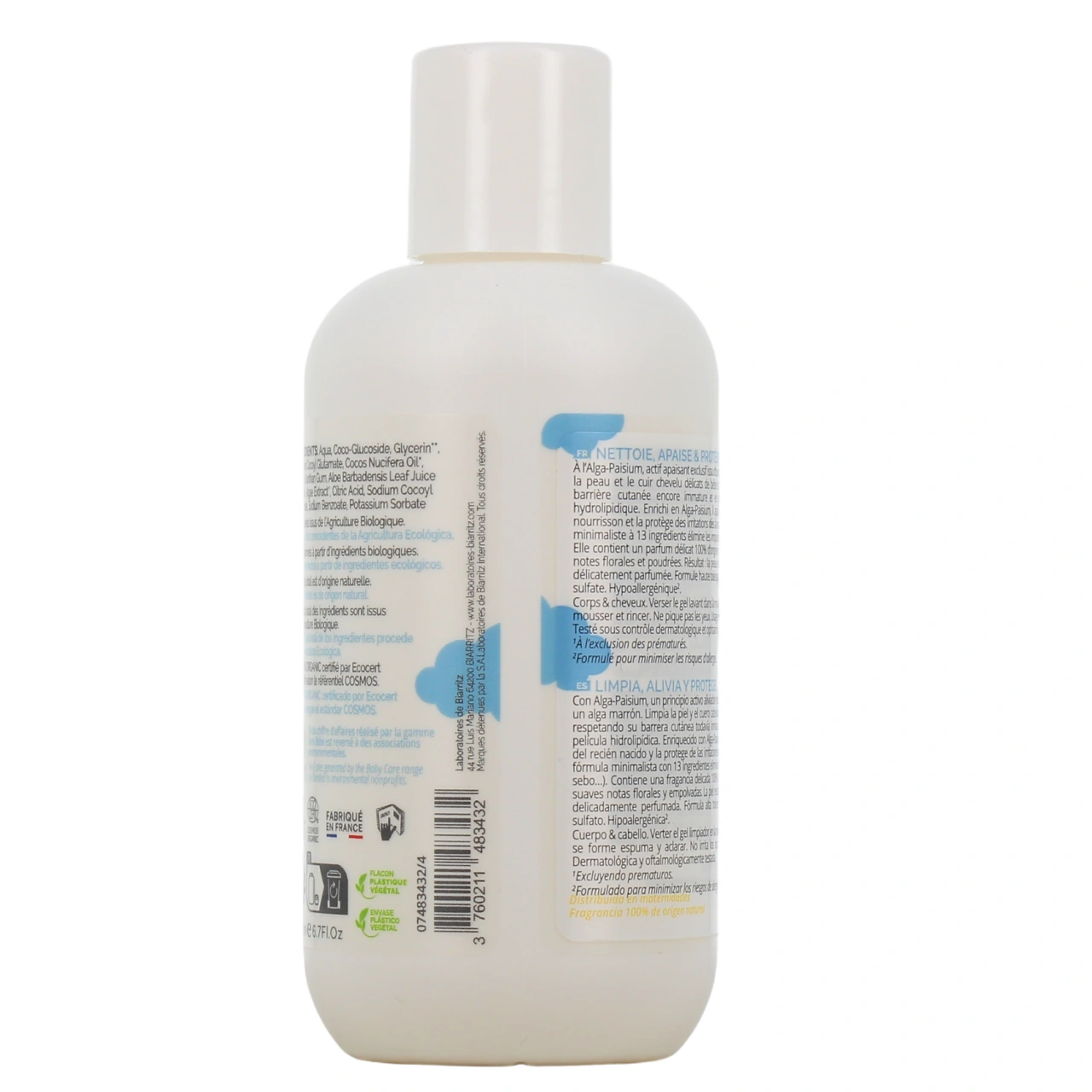 Laboratoires de Biarritz Gel Lavant Surgras Bébé - Vue 6
