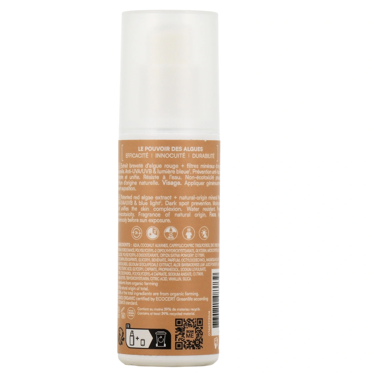Laboratoires de Biarritz Crème solaire visage teintée SPF30 - Vue 2