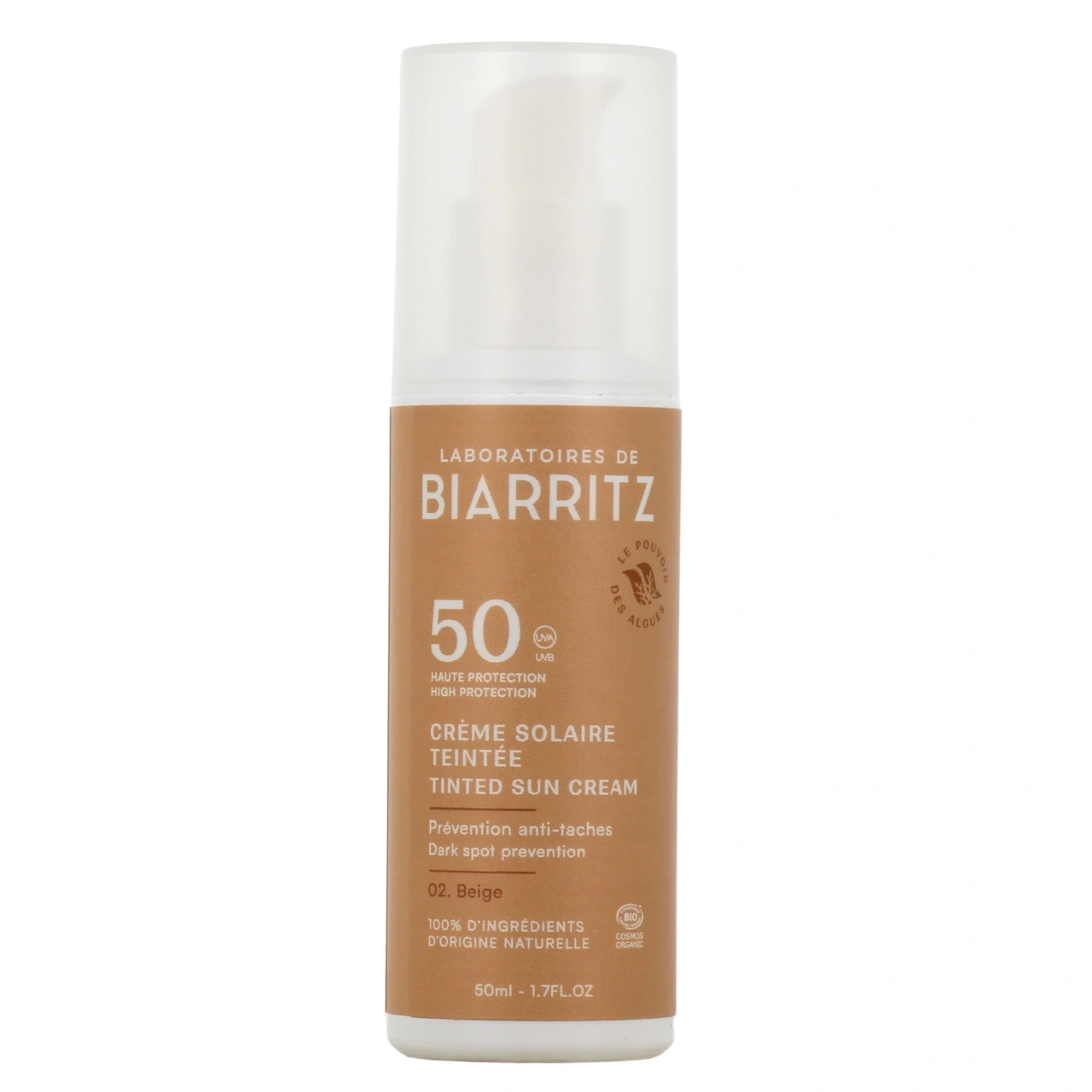 Laboratoires de Biarritz Crème solaire teintée SPF50 - Vue 2