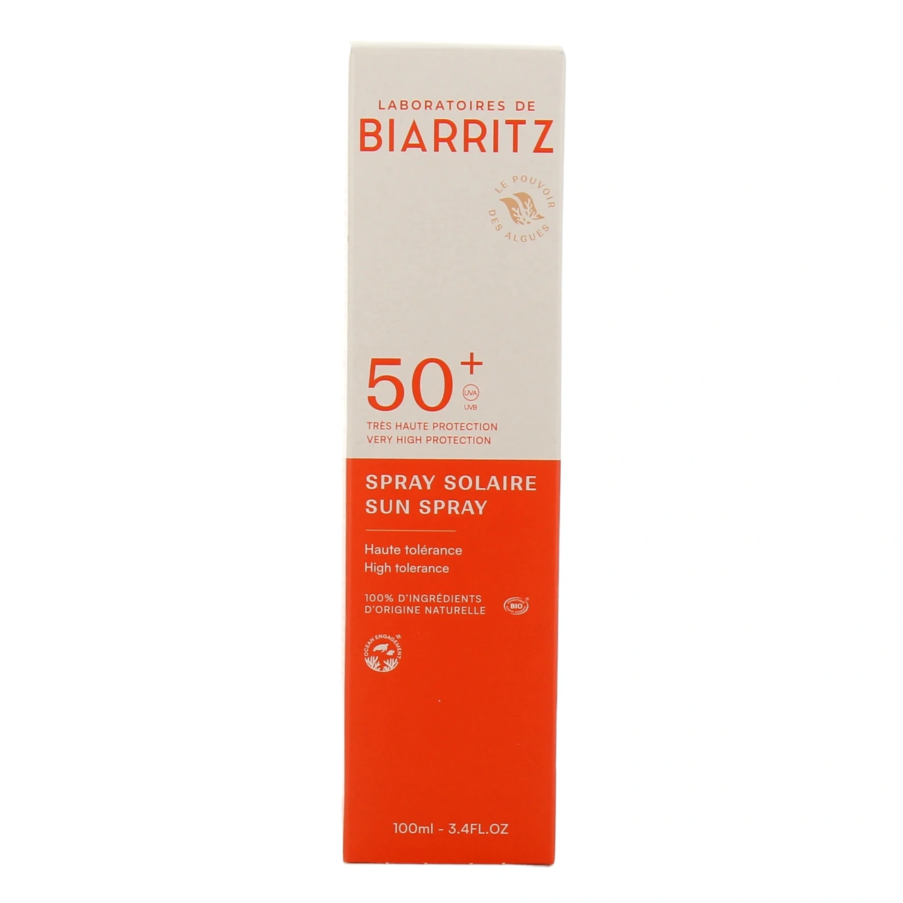 Laboratoires de Biarritz Spray Solaire SPF50+ - Vue 2