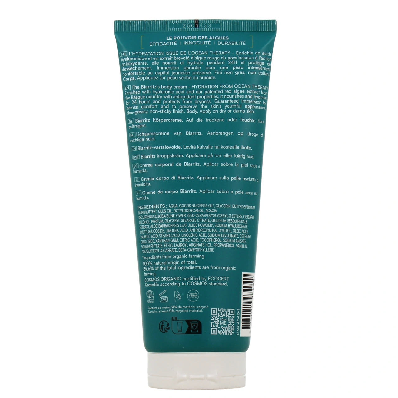 Laboratoires de Biarritz La Crème Corps de Biarritz - Vue 3