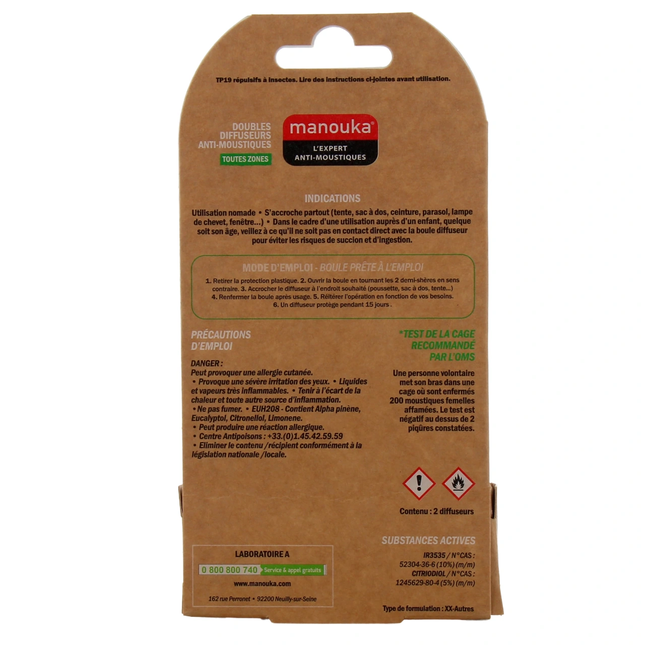 Manouka Diffuseur Anti-Moustiques - Vue 3