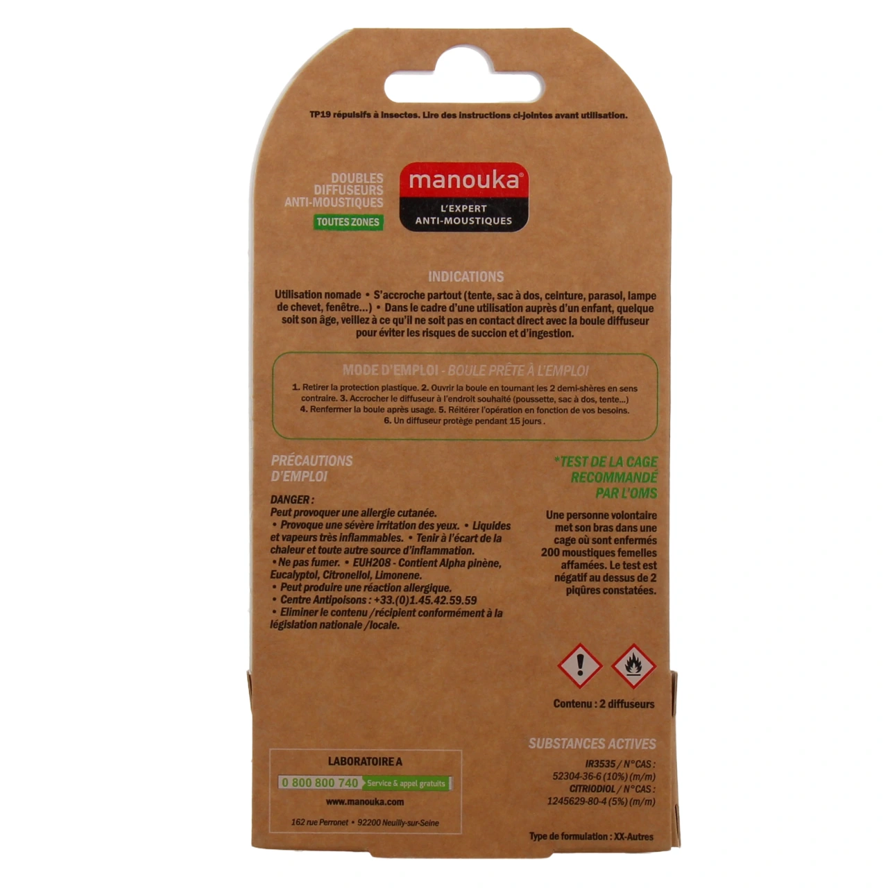 Manouka Diffuseur Anti-Moustiques - Vue 15