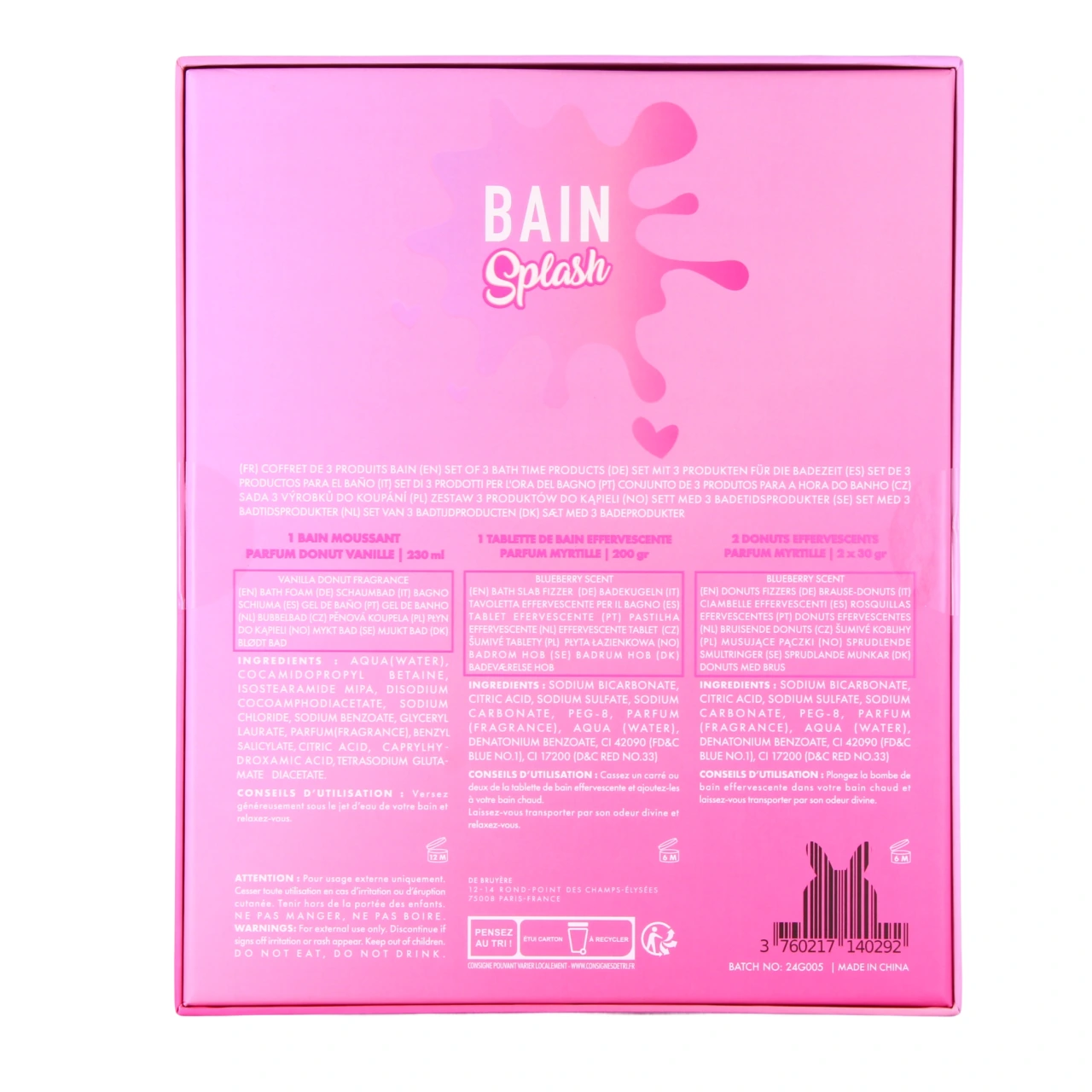 Inuwet Coffret Bain Splash - Vue 3