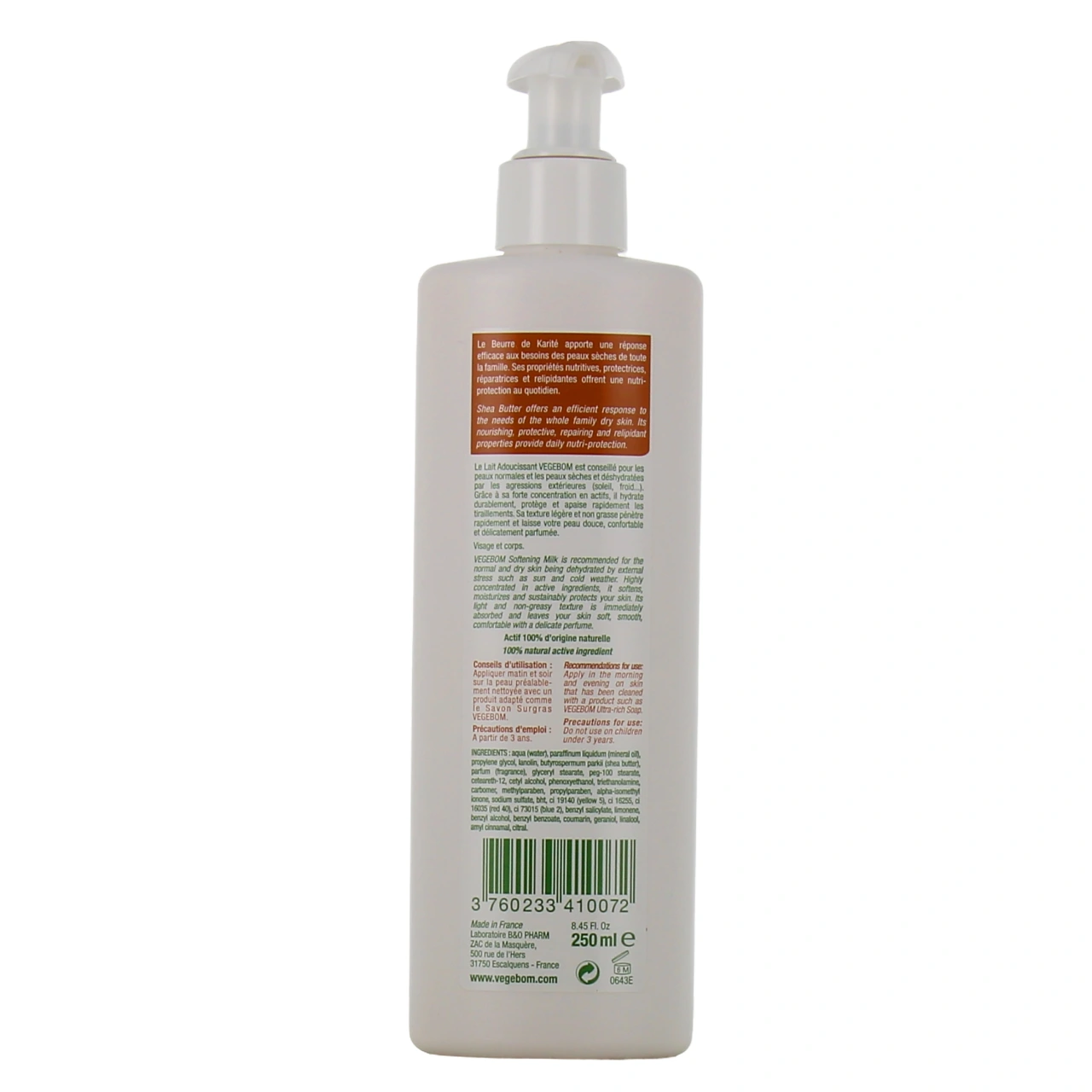 Vegebom Lait Adoucissant - Vue 3