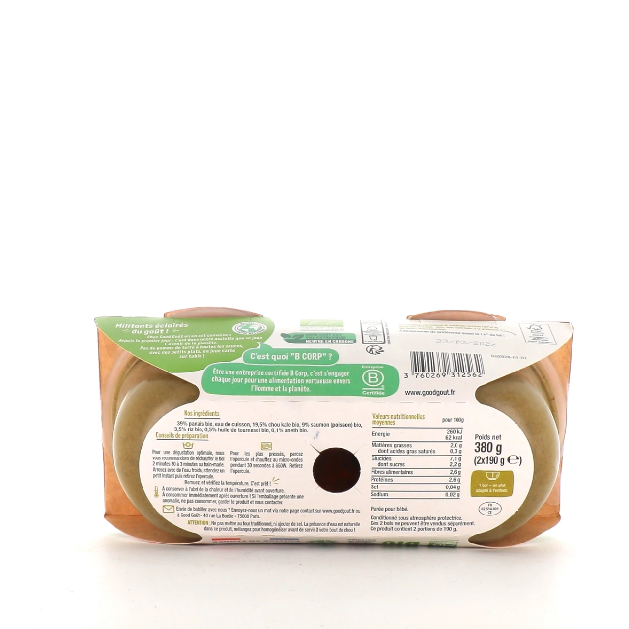 Good Goût Plat Bio pour Bébé - Vue 10