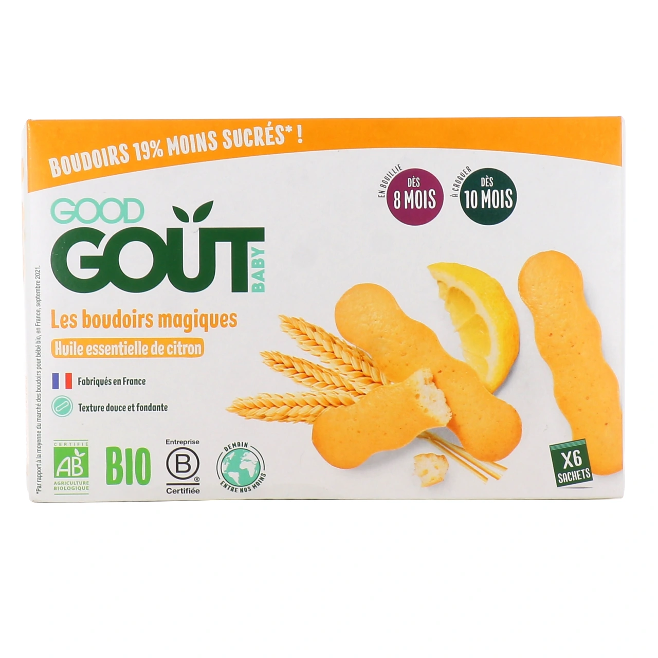 Good Goût Boudoirs à l'huile essentielle de citron - Vue 2