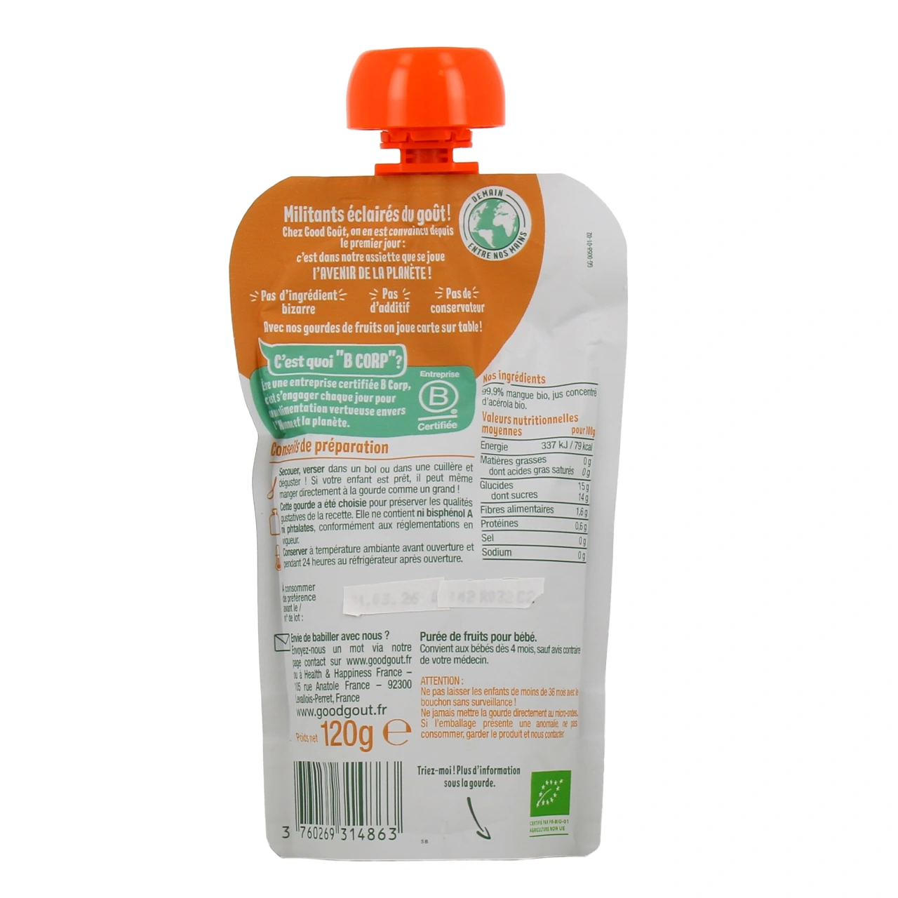 Good Goût Compote Bébé dès 4 mois - Vue 15