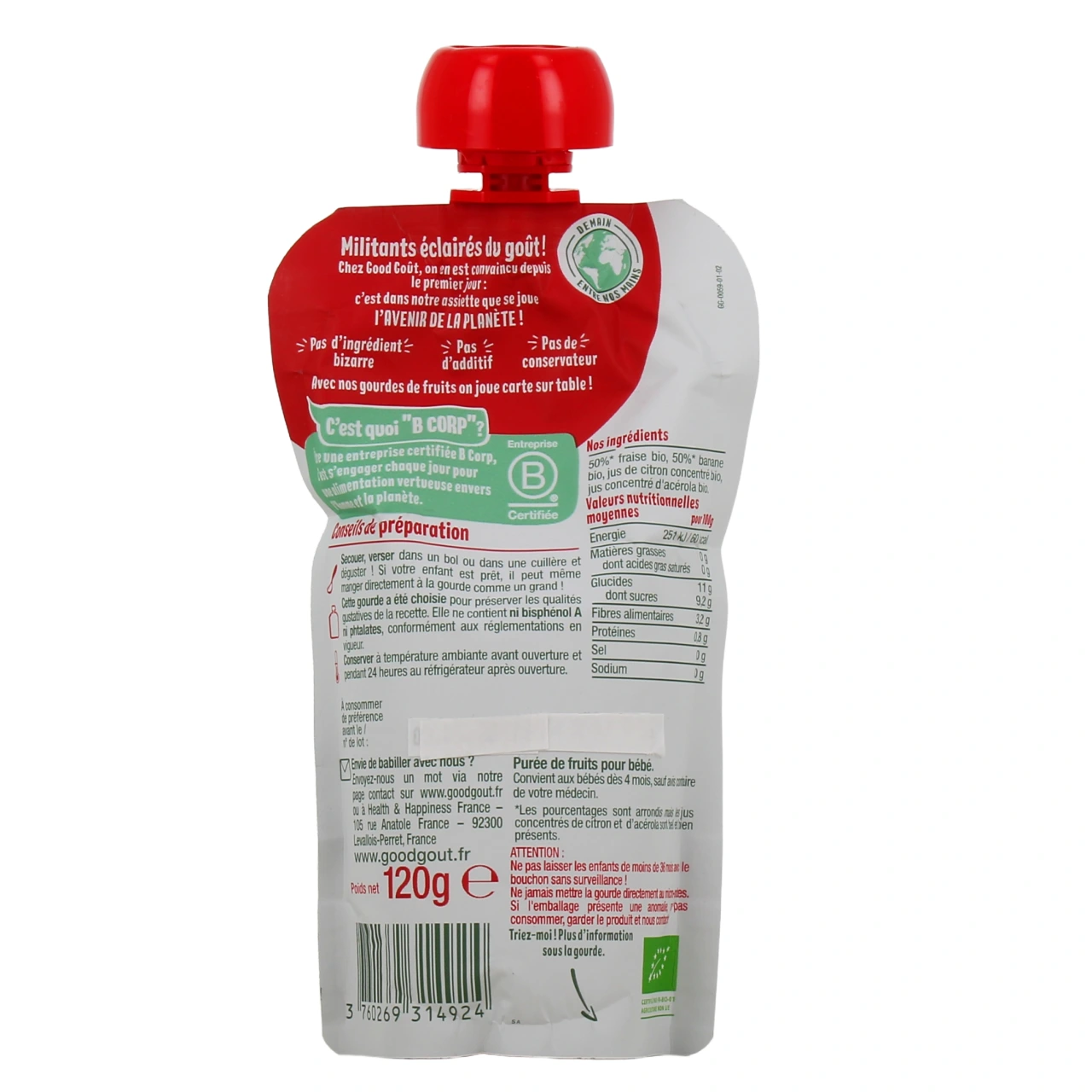 Good Goût Compote Bébé dès 4 mois - Vue 10