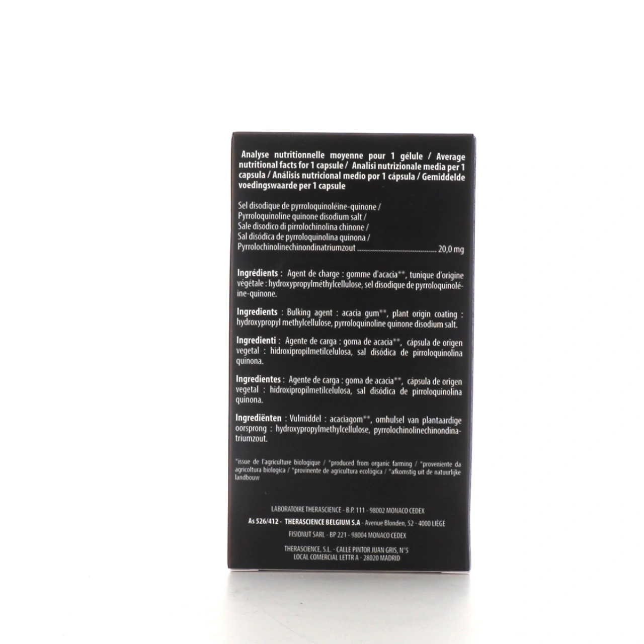 Therascience Cellssentiel PQQ - Vue 2