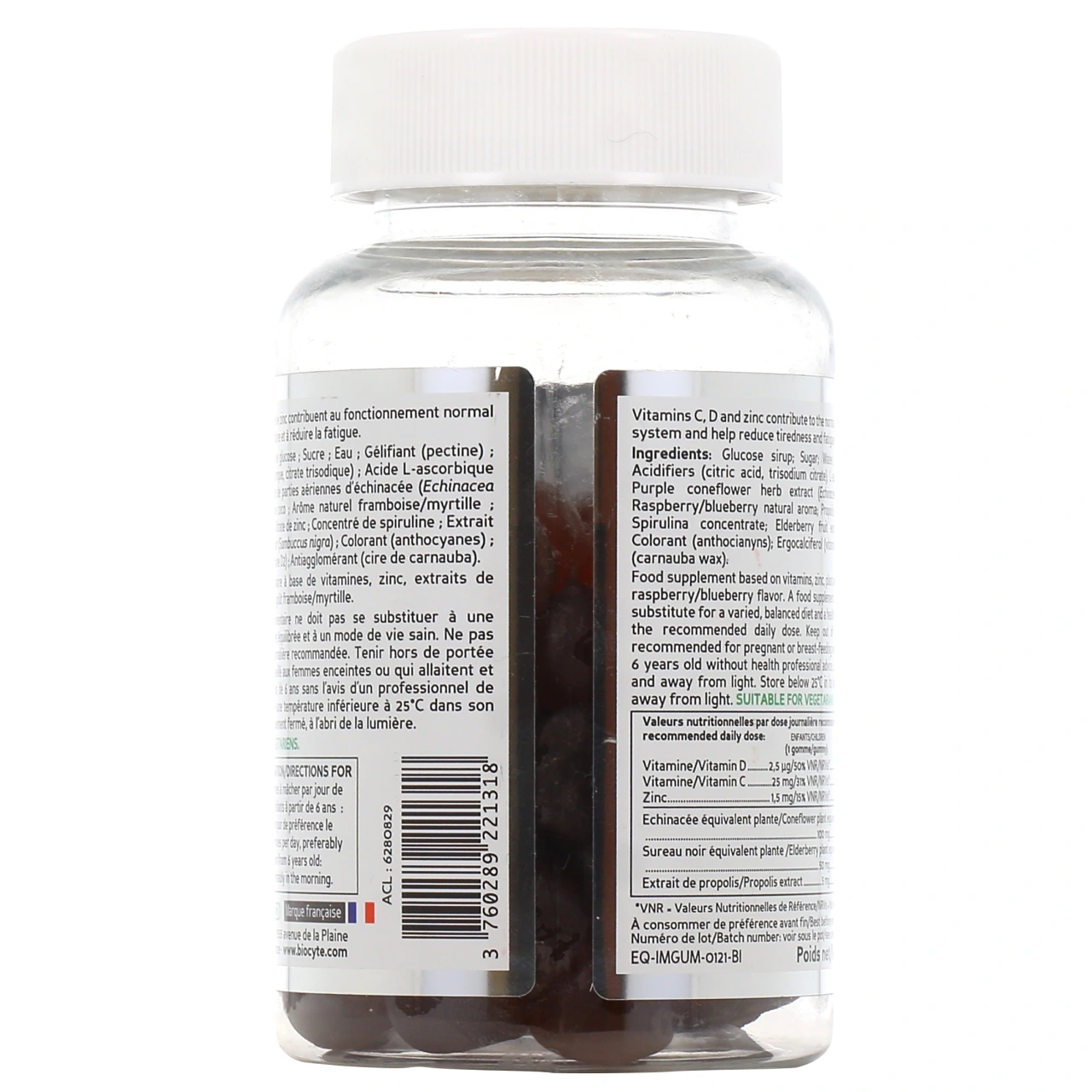 Gummies Biocyte Longevity Immunité - Vue 3