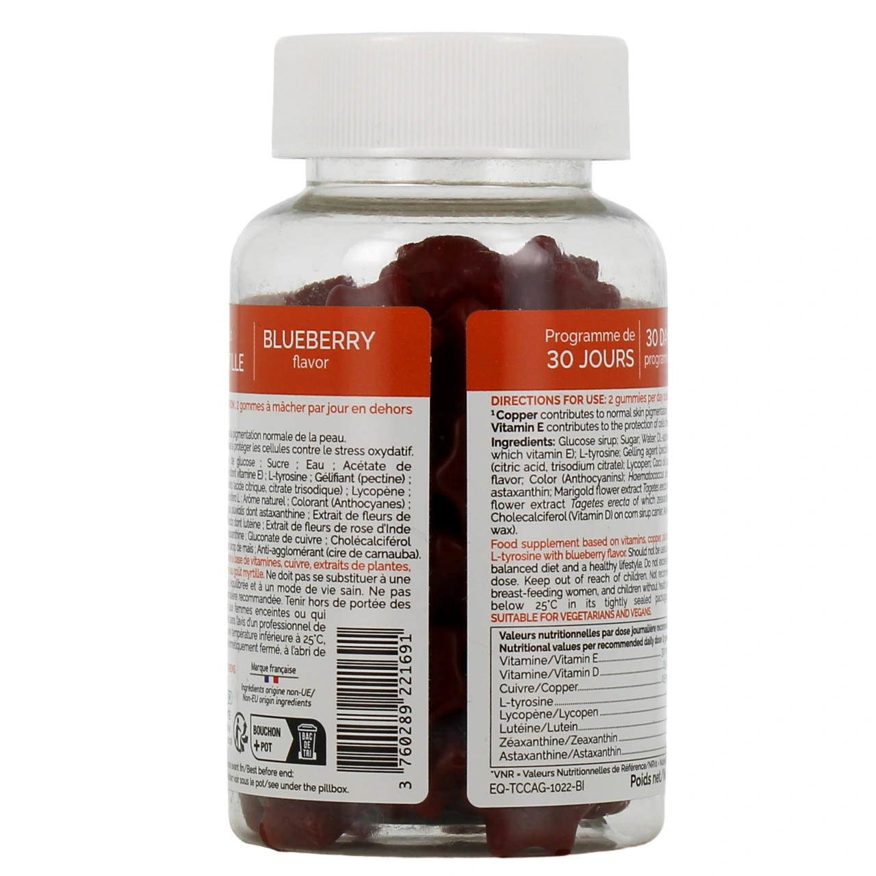 Biocyte Autobronzant Gummies - Vue 3