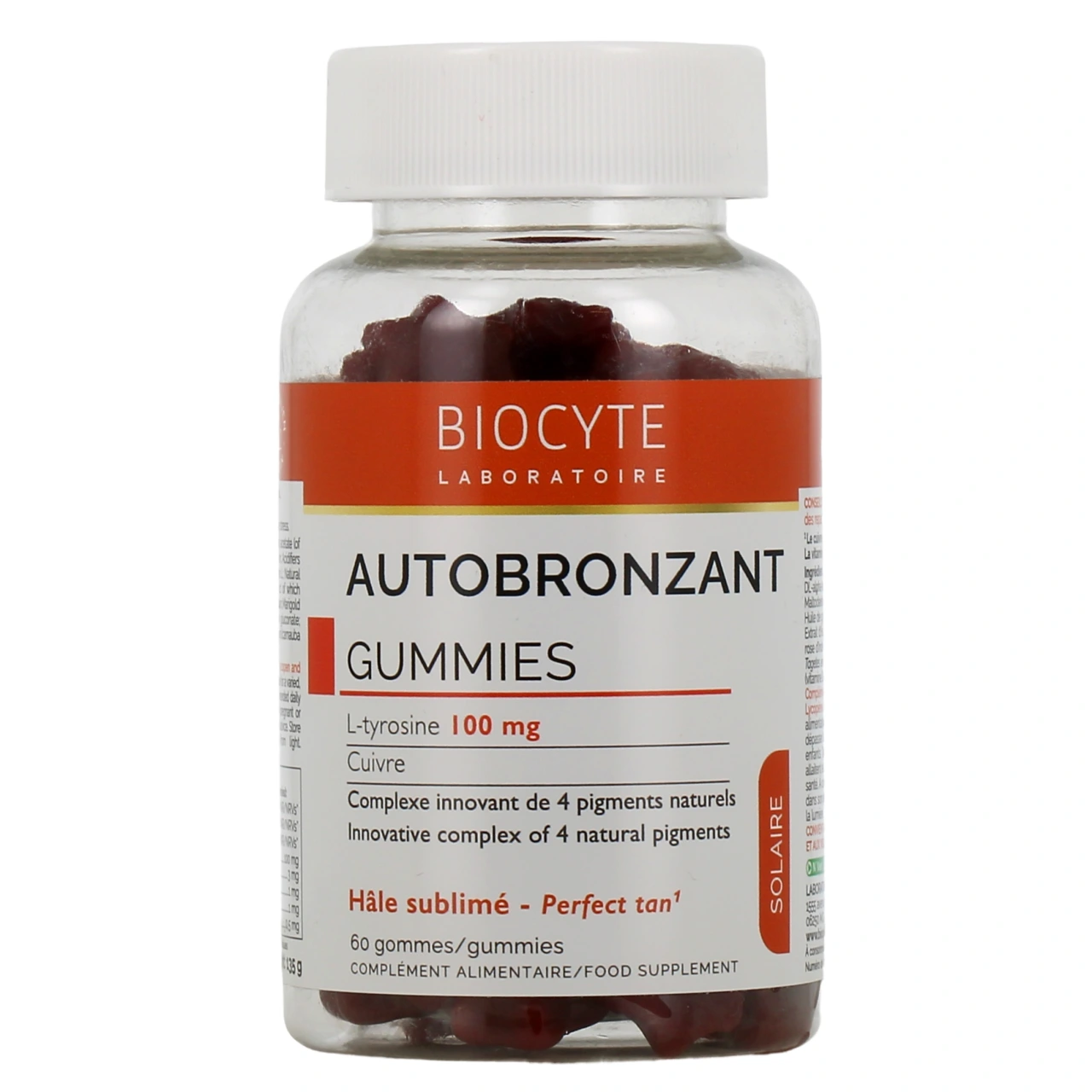 Biocyte Autobronzant Gummies - Vue 2