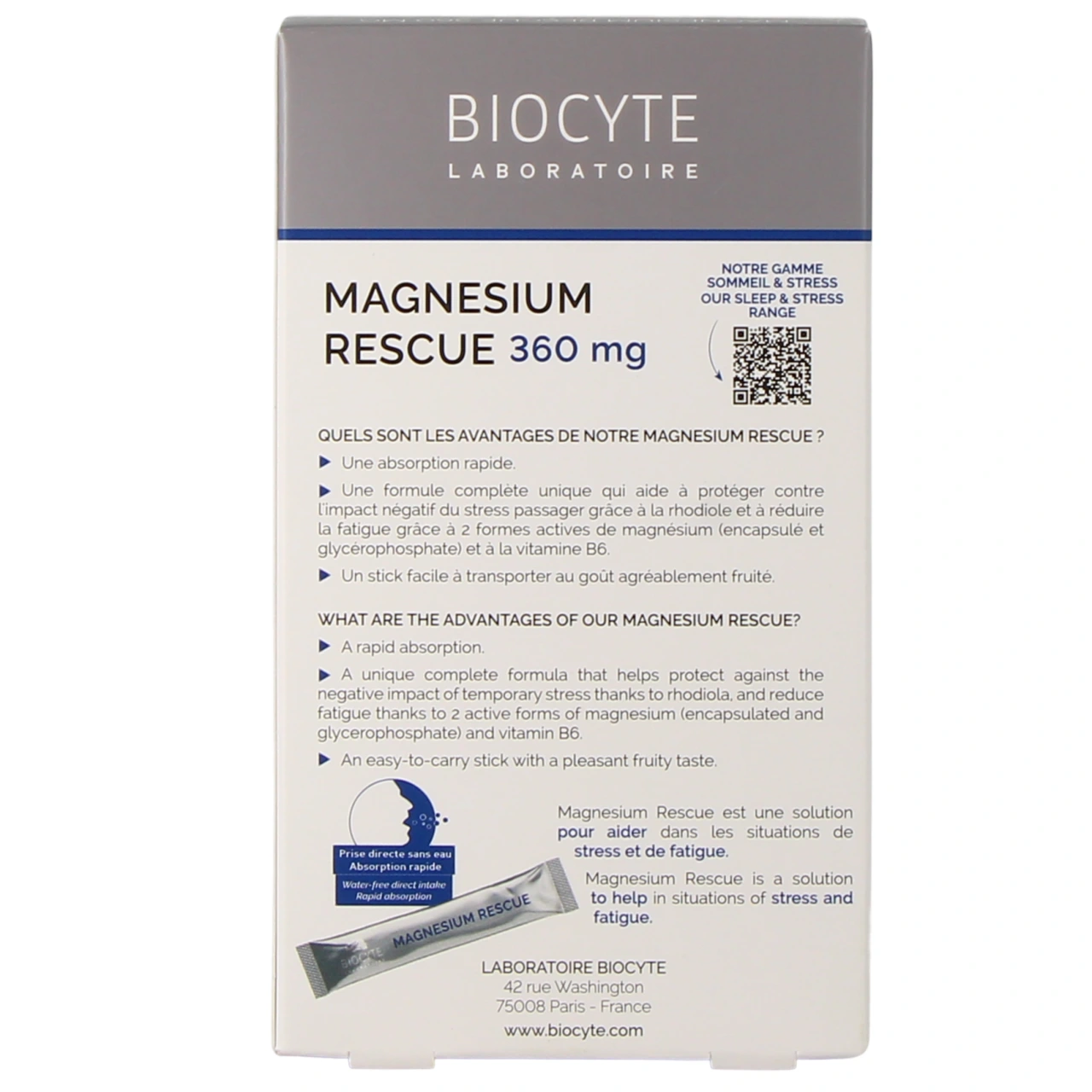 Biocyte Magnésium Rescue - Vue 3
