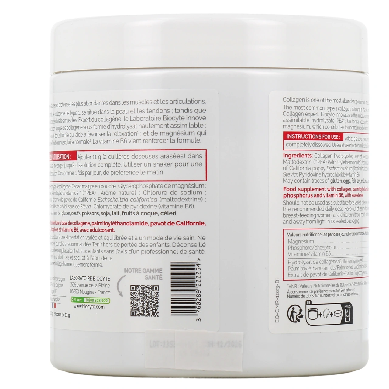 Biocyte Collagen Muscle Relax - Vue 3