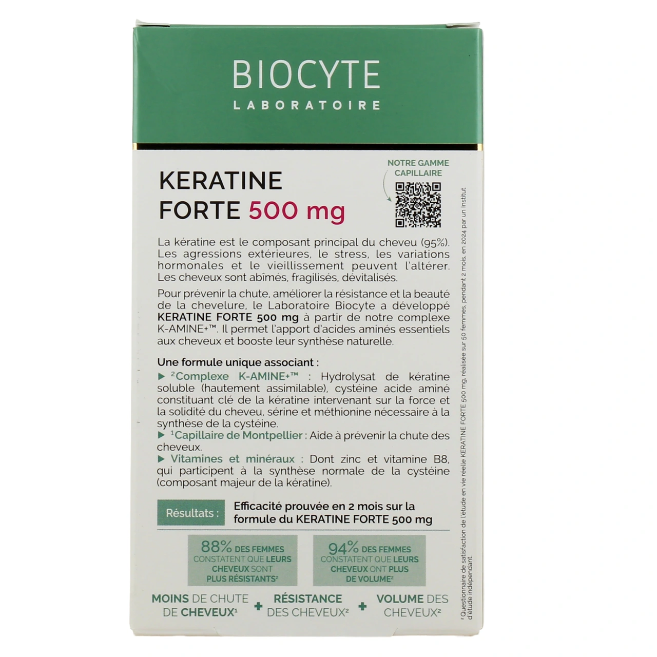 Biocyte Keratine Forte Anti-Chute - Vue 3