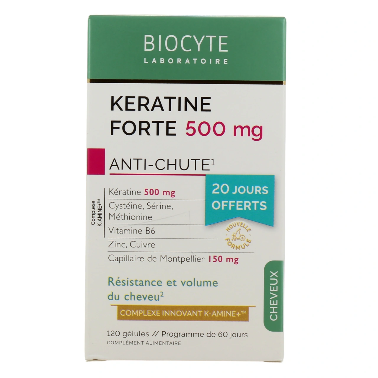 Biocyte Keratine Forte Anti-Chute - Vue 5