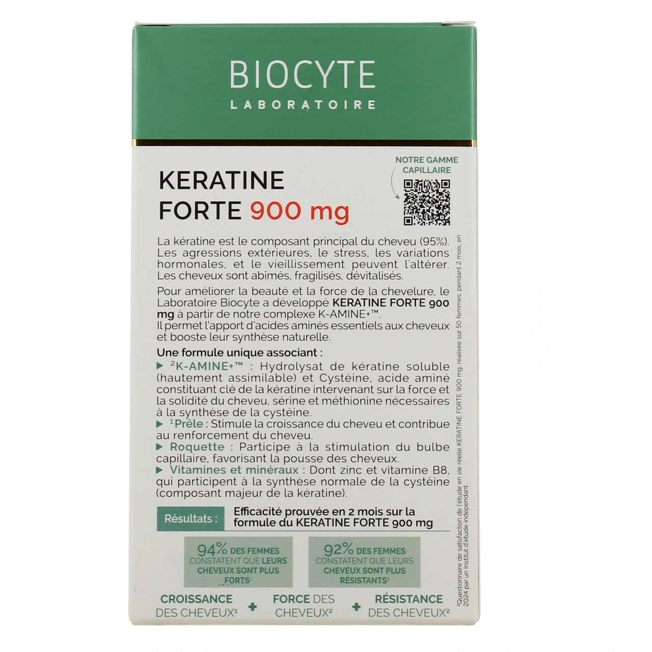 Biocyte Keratine Forte Boost - Vue 3