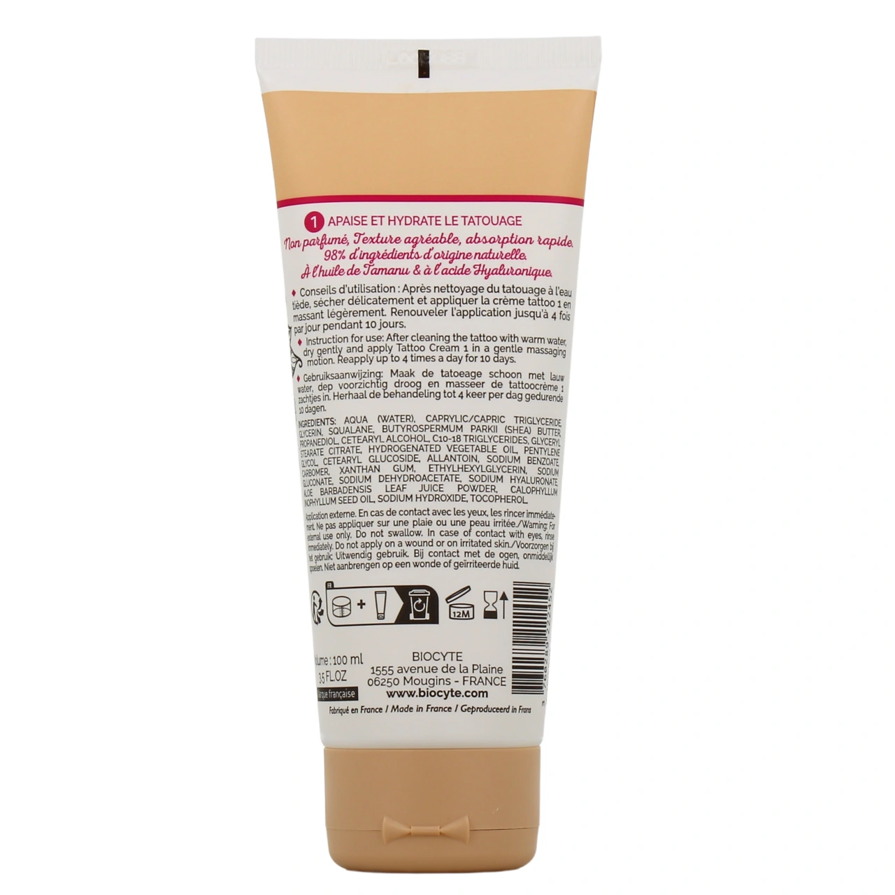 Tattoo Derm 1 Crème Après-Tatouage Réparation Hydratation - Vue 3