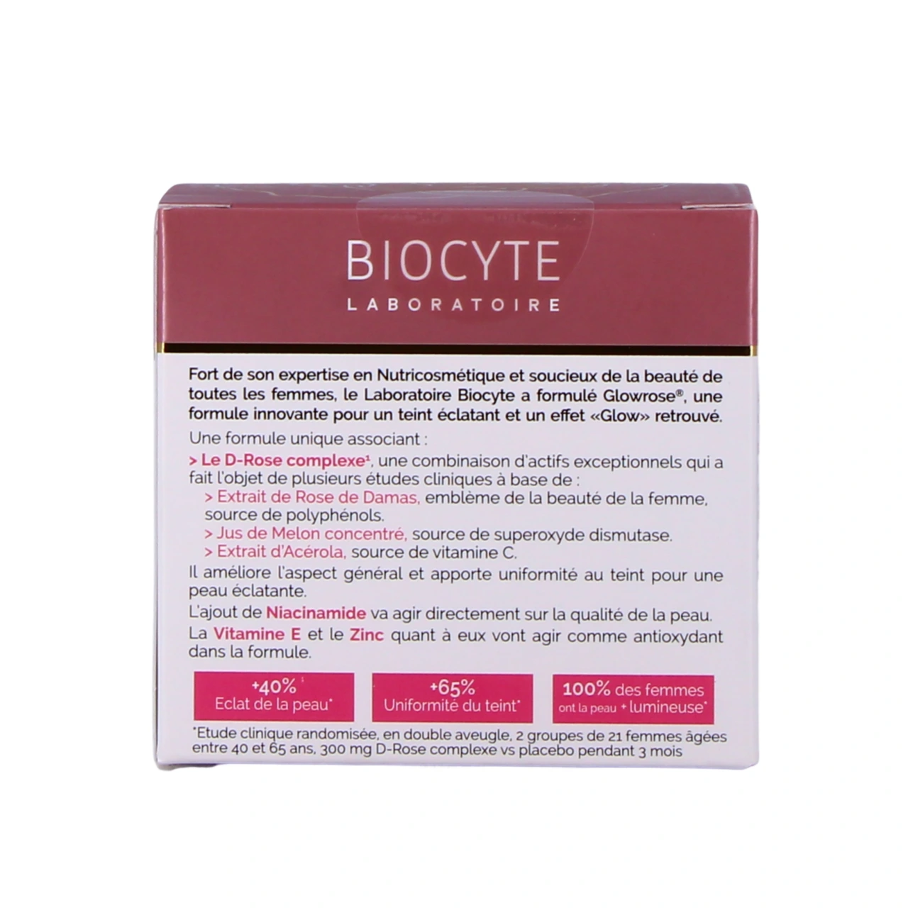 Biocyte Glowrose Éclat & Radiance - Vue 3