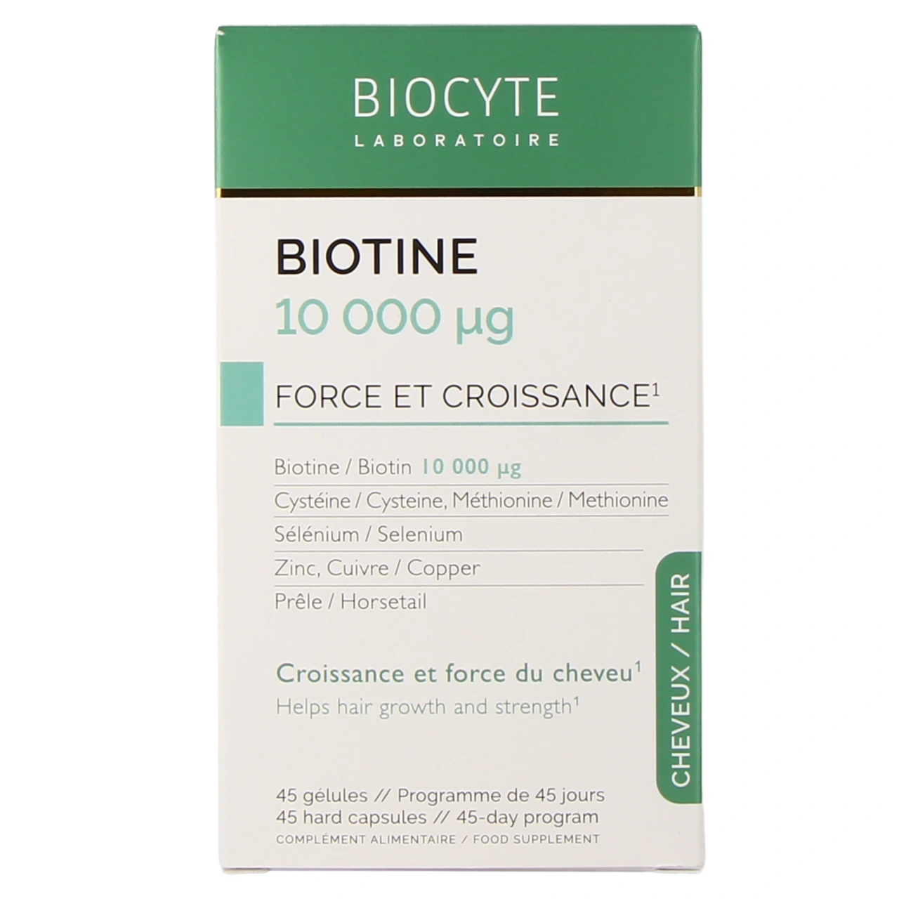 Biocyte Biotine - Vue 2