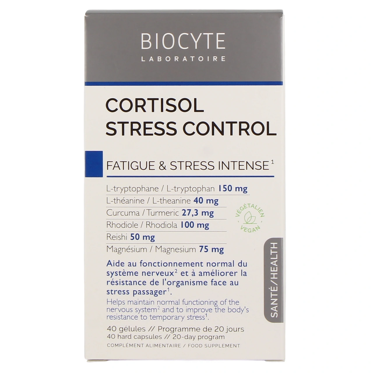 Biocyte Cortisol Stress Control - Vue 2
