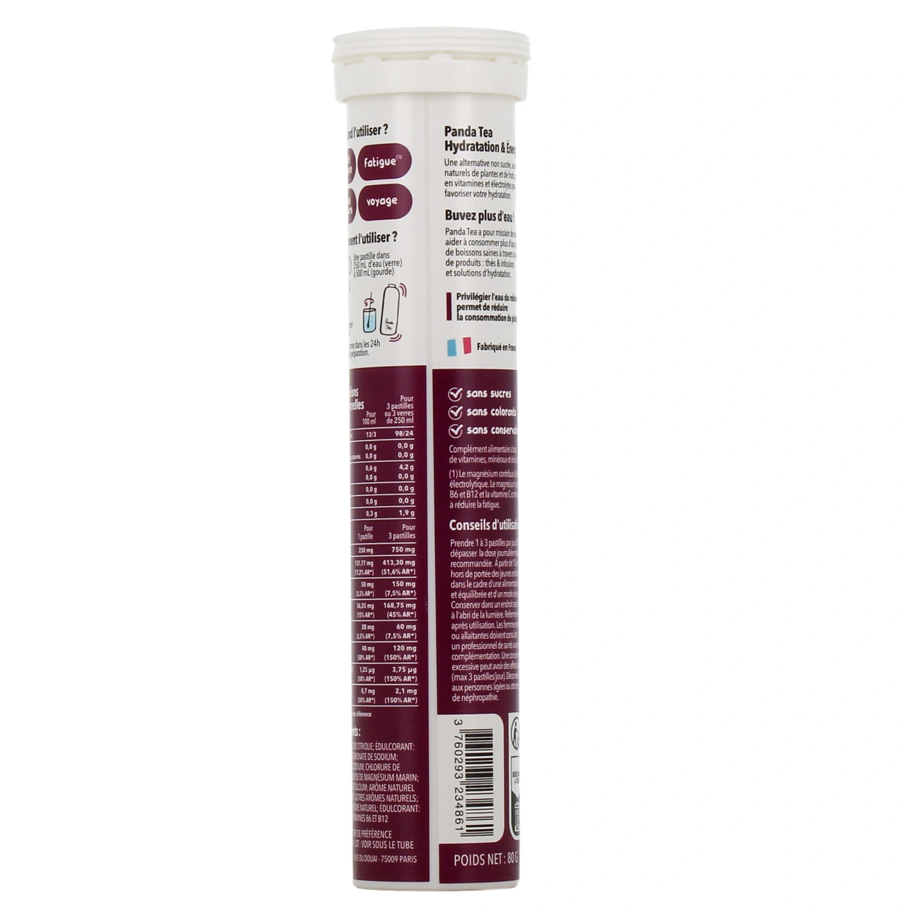 Panda Tea Pastilles Hydratation - Vue 4